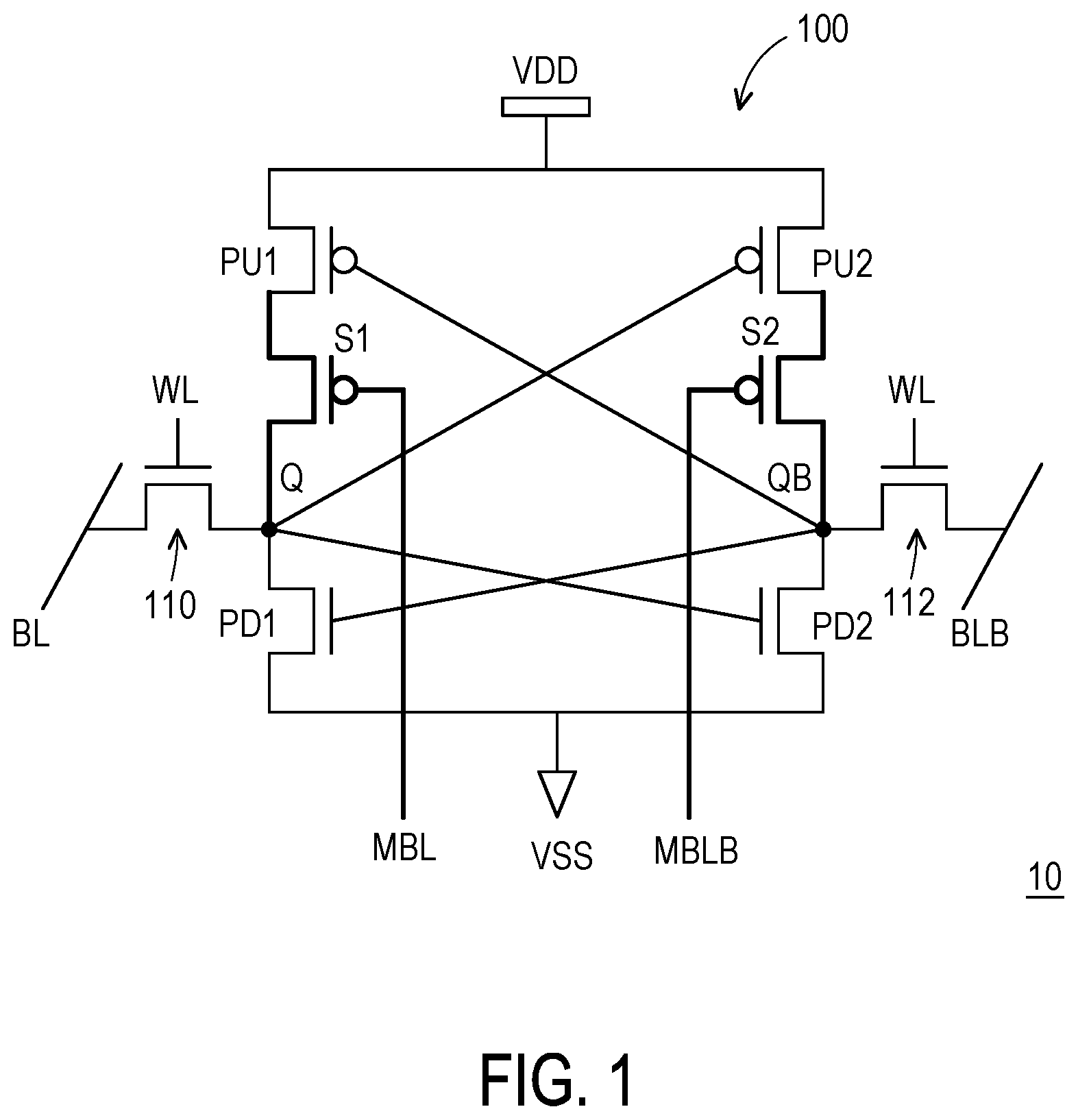 Patent US12597465 — Memory device — Figure 1