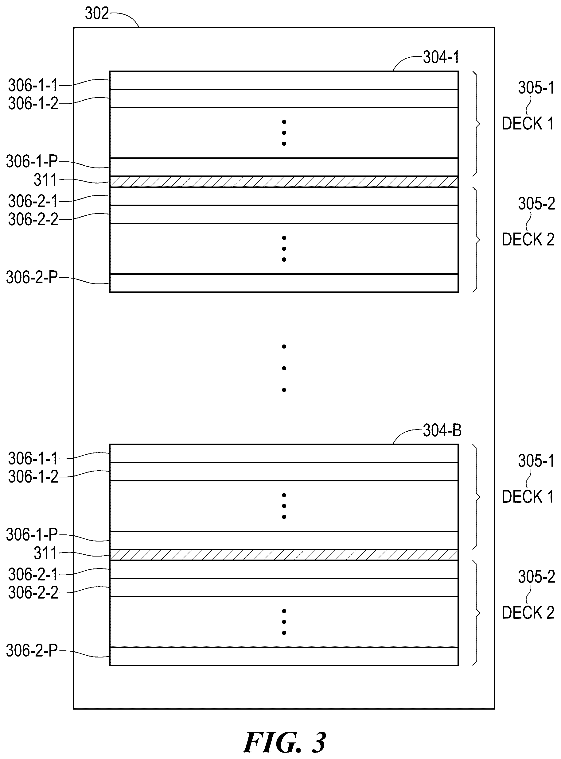 Patent US12597472 Figure 3 – Selectively erasing one of multiple erase blocks coupled to a same string using gate induced drain leakage