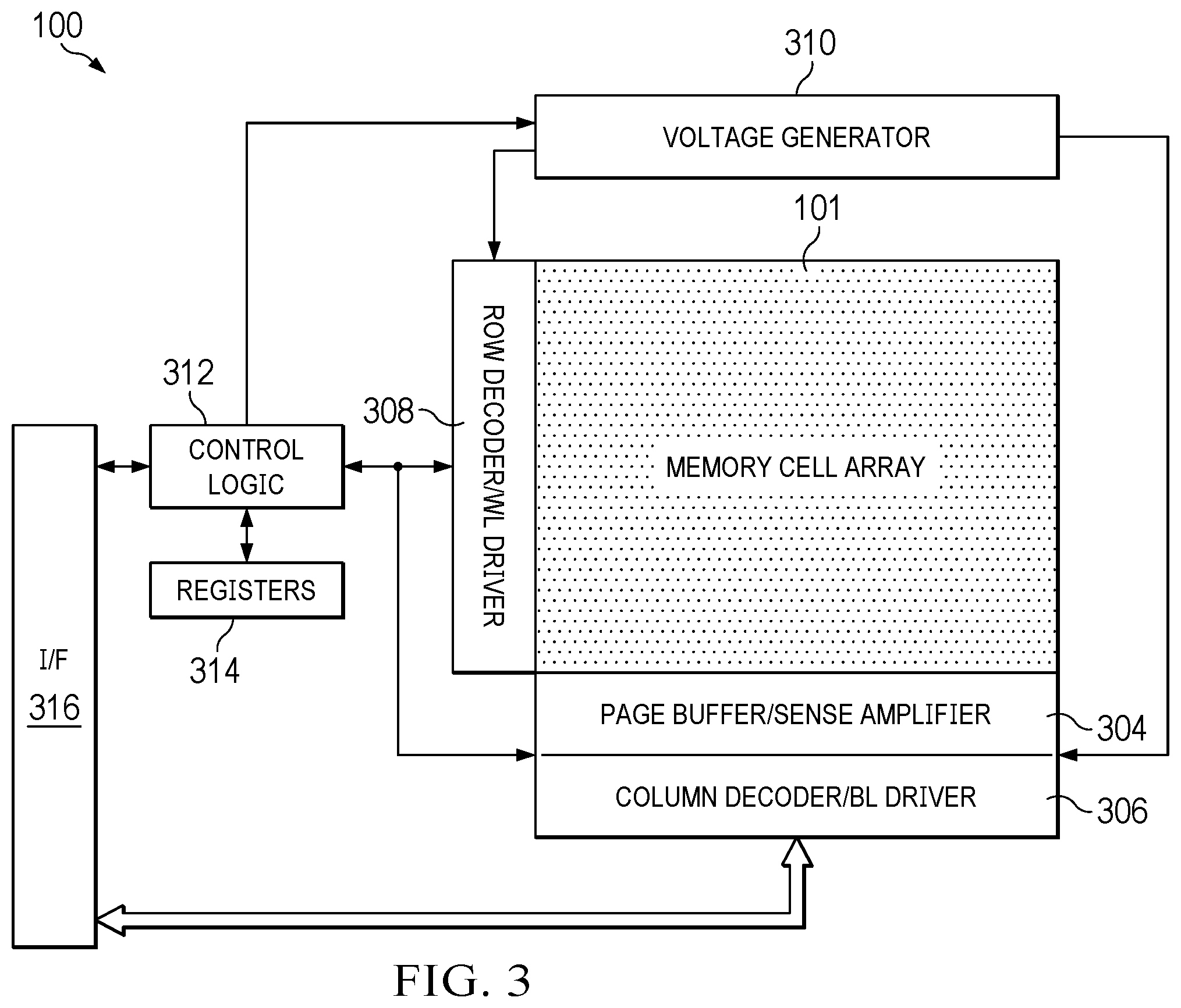 Patent US12597477 Figure 3 – Detection of leakage current in flash memory