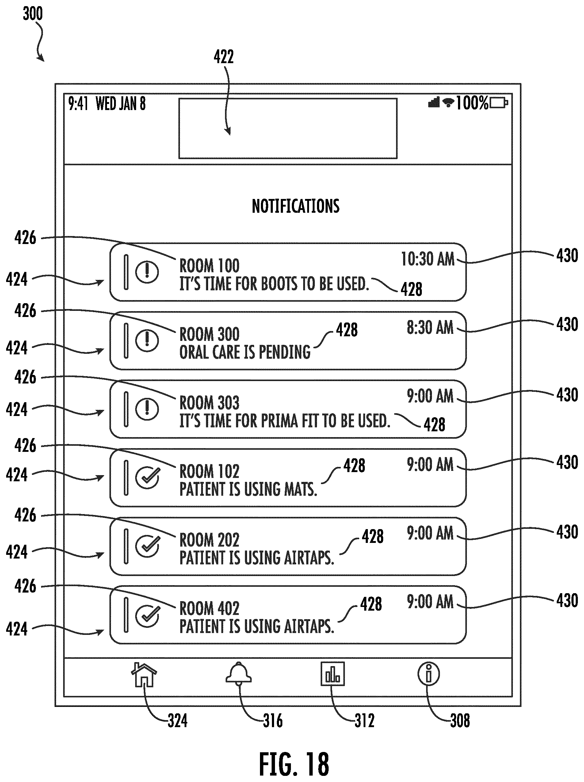 Patent US12597509 Figure 10 – Systems and methods for medical device task generation and management