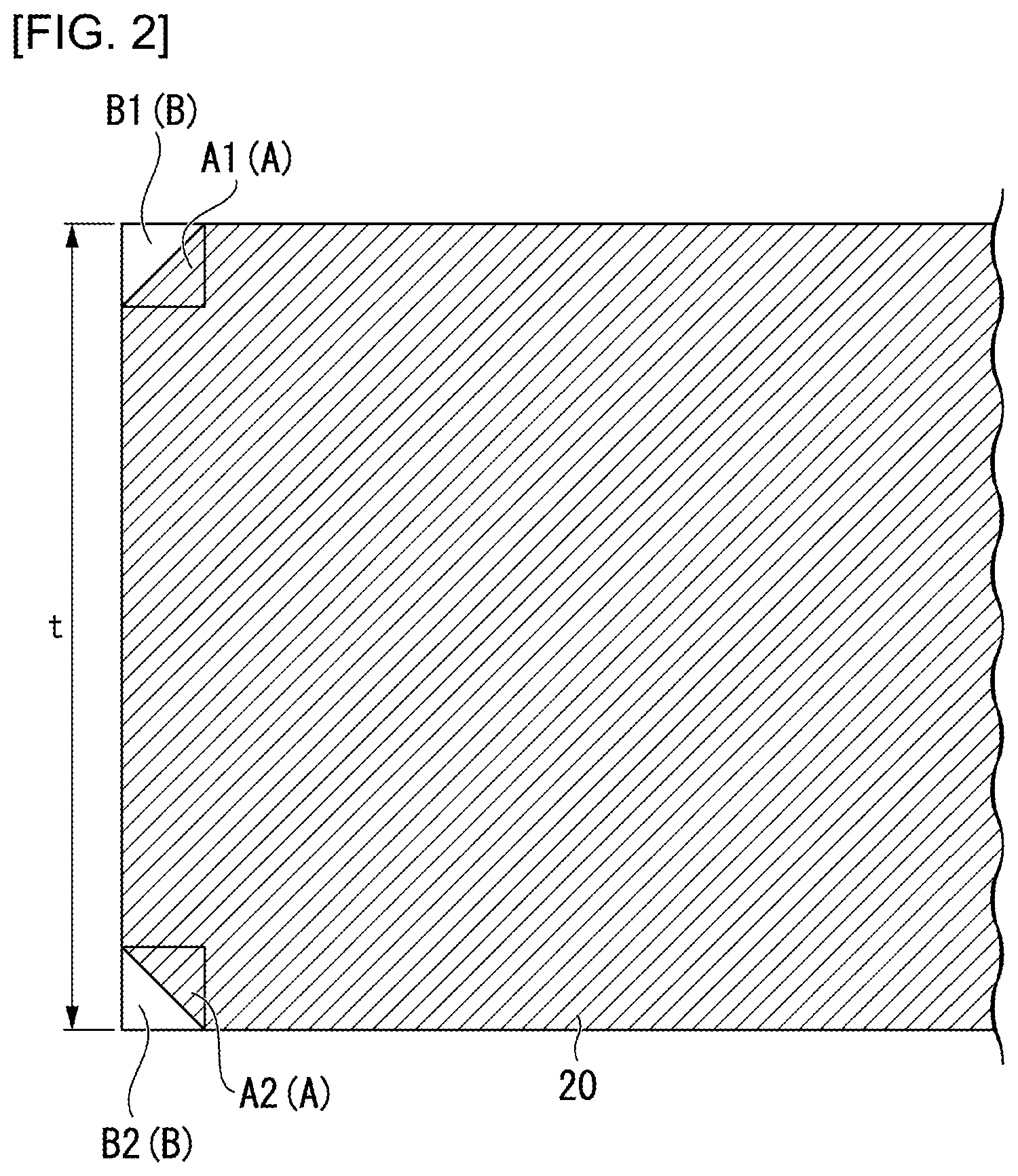 Patent US12597534 Figure 2 – Copper strip for edgewise bending, component for electric or electronic device, and bus bar