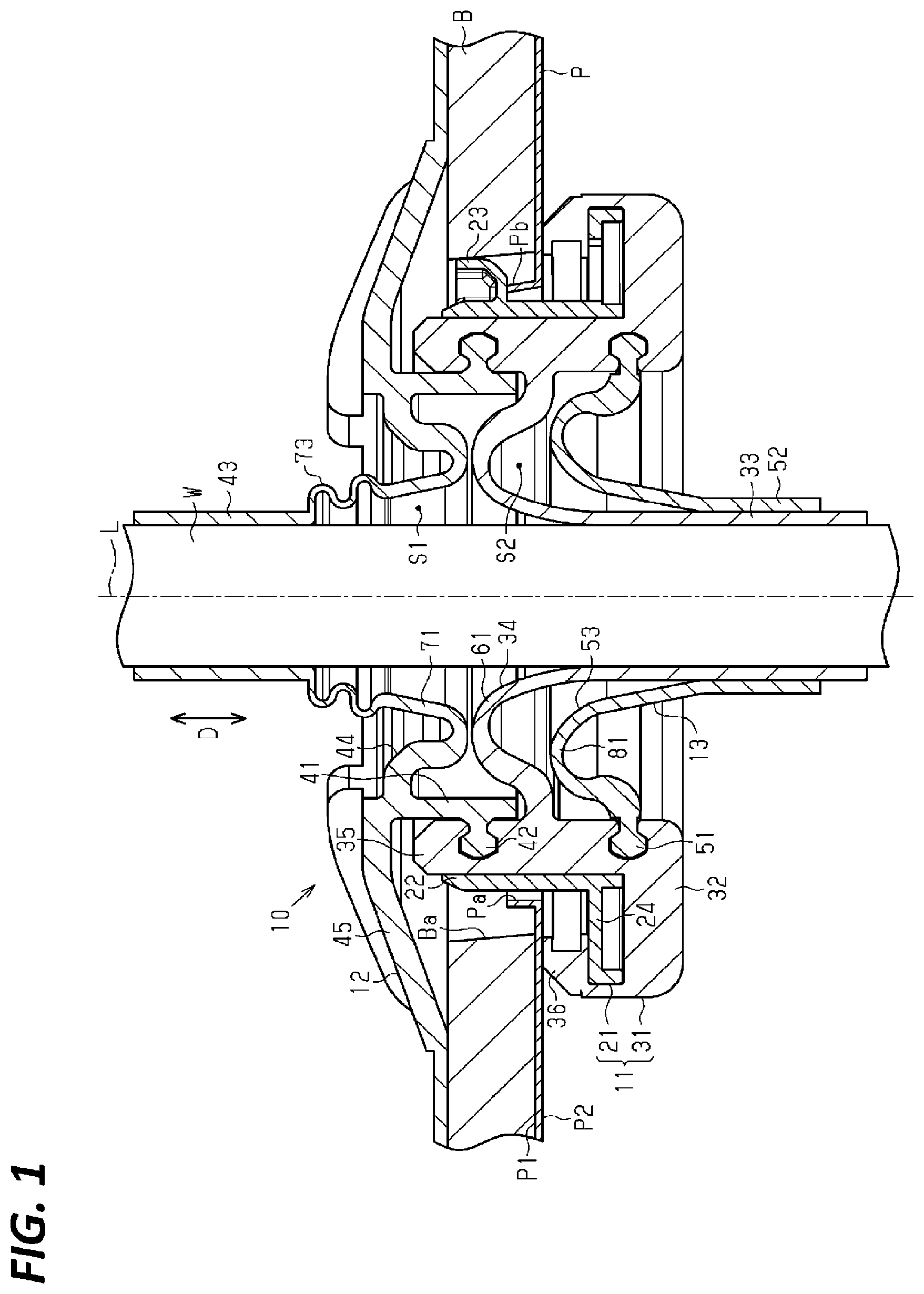 Patent US12597539 Figure 1 – Grommet