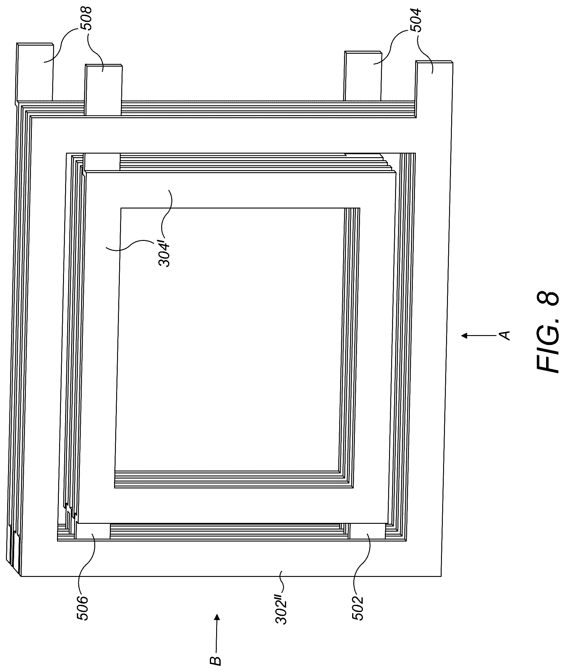 Patent US12597549 Figure 8 – Thermal management of transformer windings