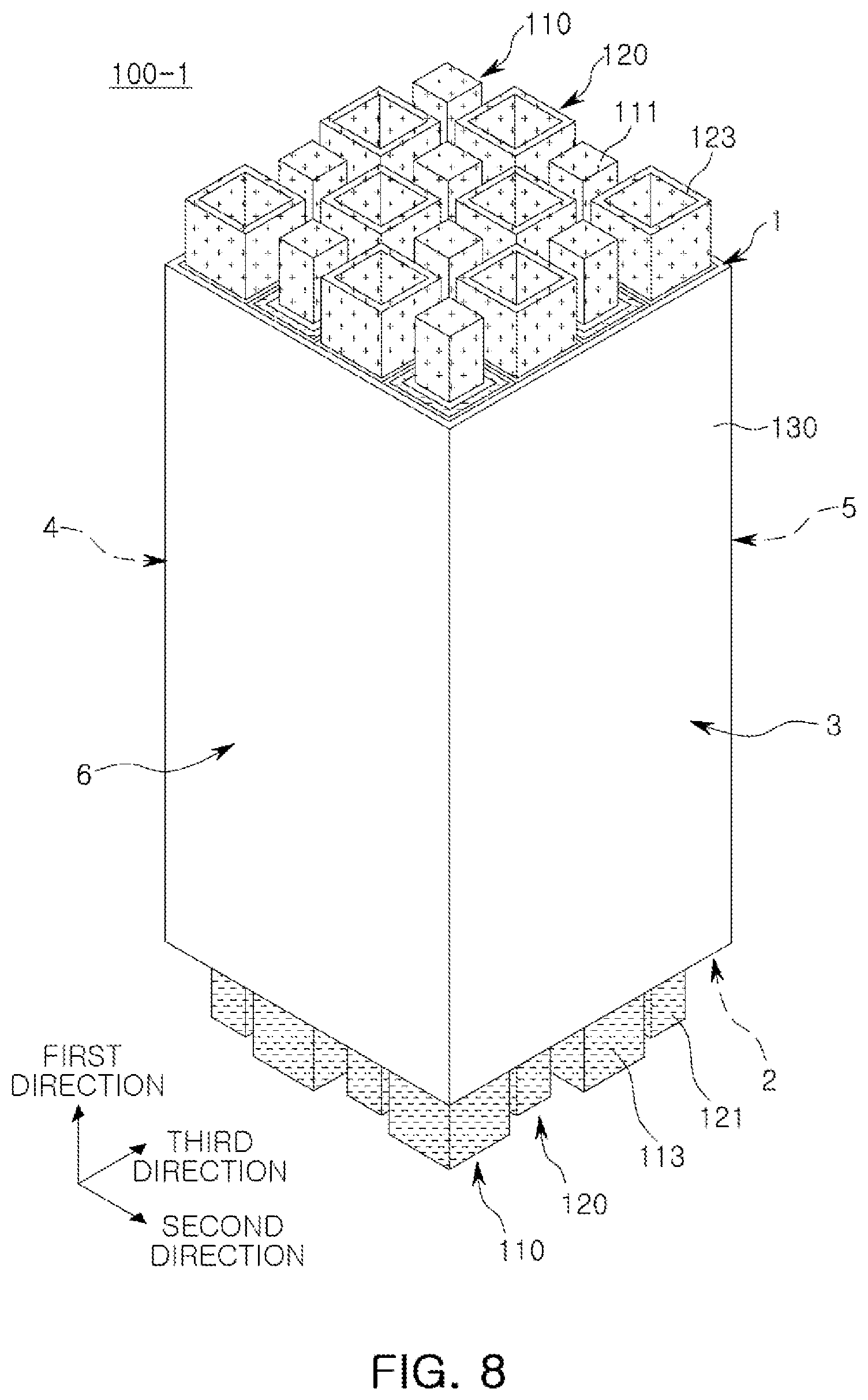 Patent US12597560 Figure 8 – Capacitor component