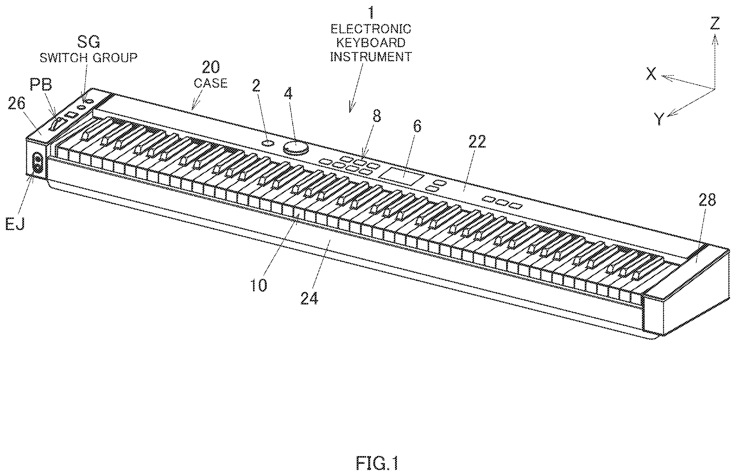 Patent US12597571 Figure 1 – Button apparatus and electronic equipment