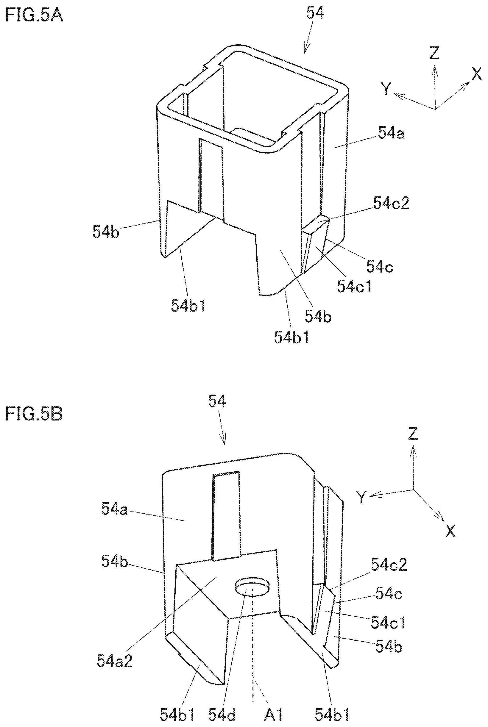 Patent US12597571 Figure 5 – Button apparatus and electronic equipment
