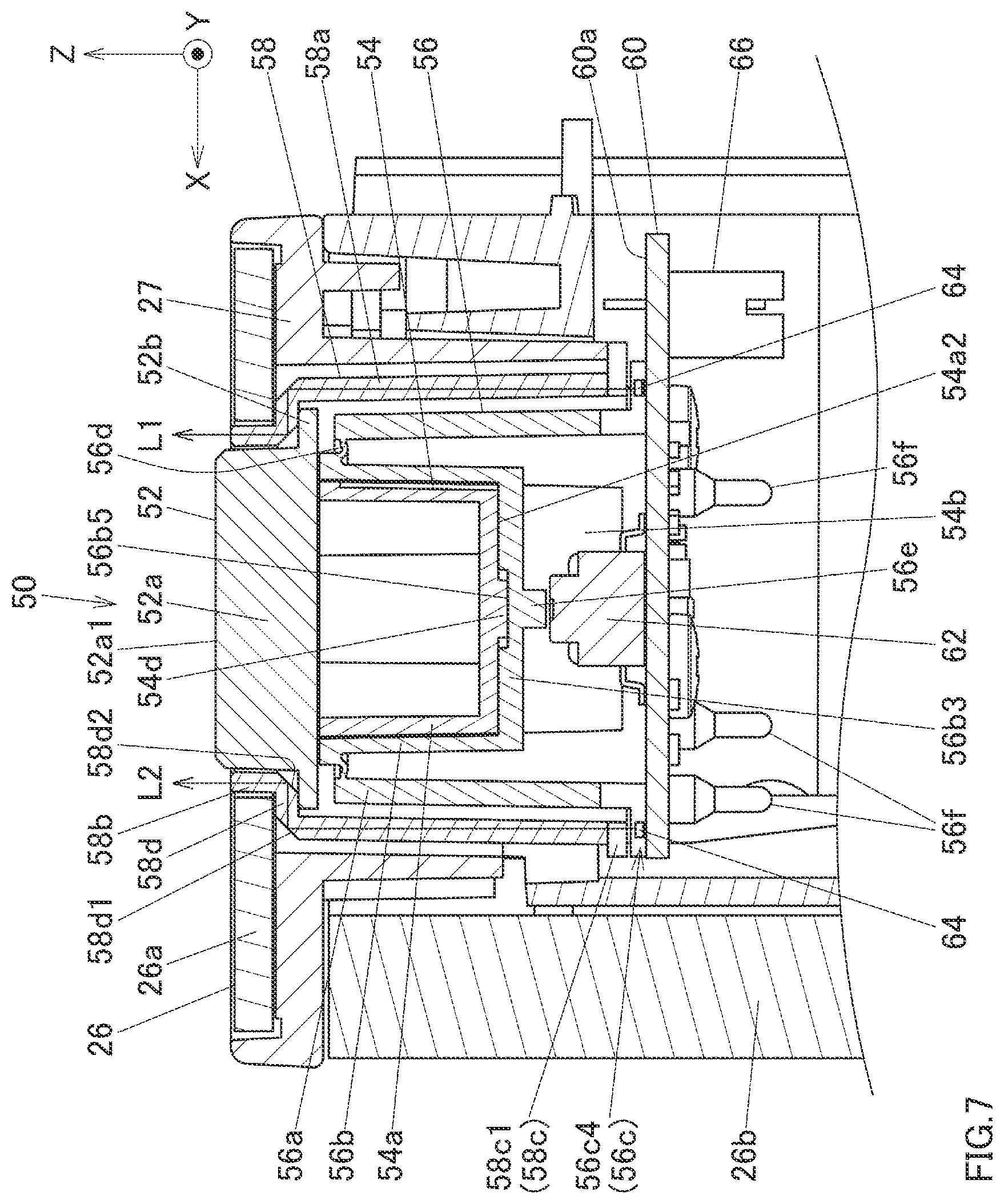 Patent US12597571 Figure 7 – Button apparatus and electronic equipment