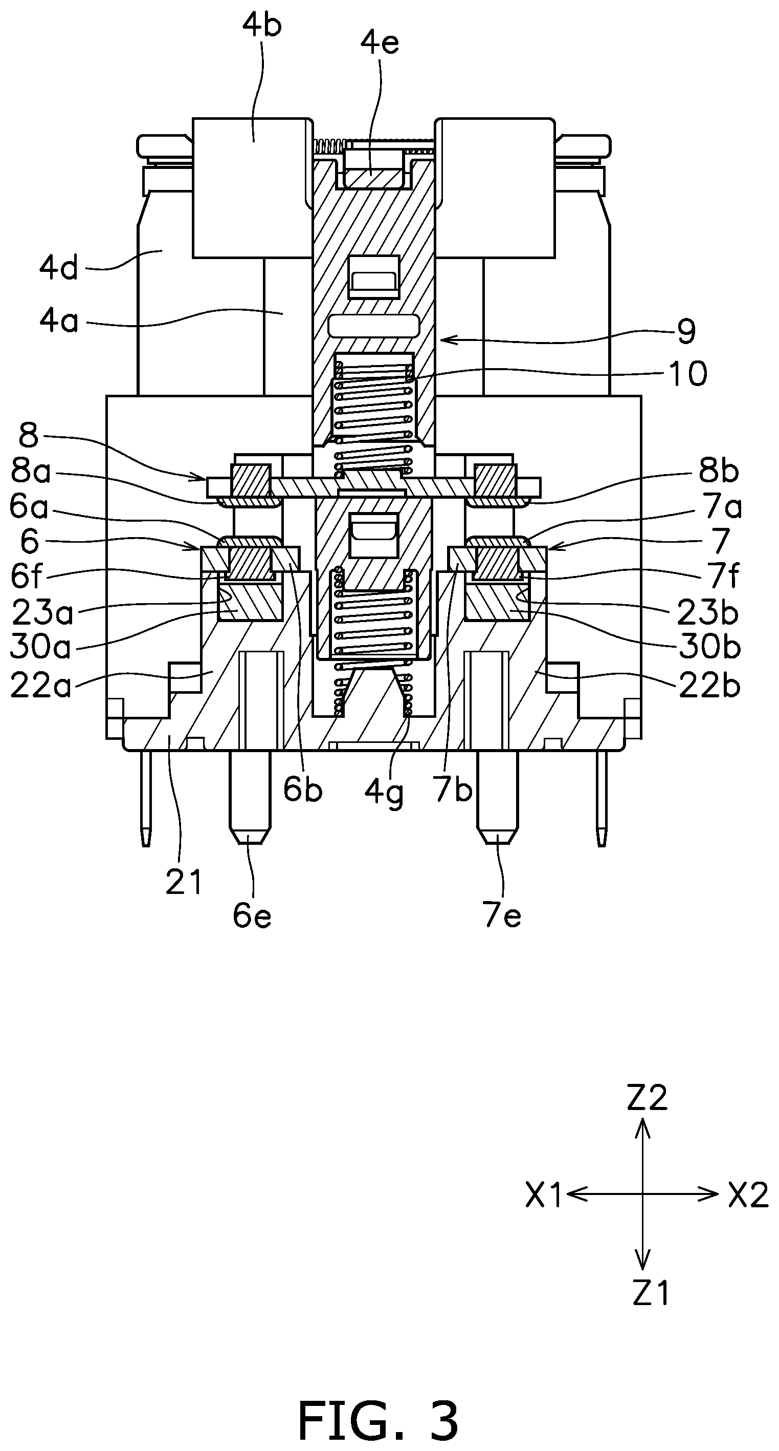 Patent US12597576 Figure 3 – Electromagnetic relay