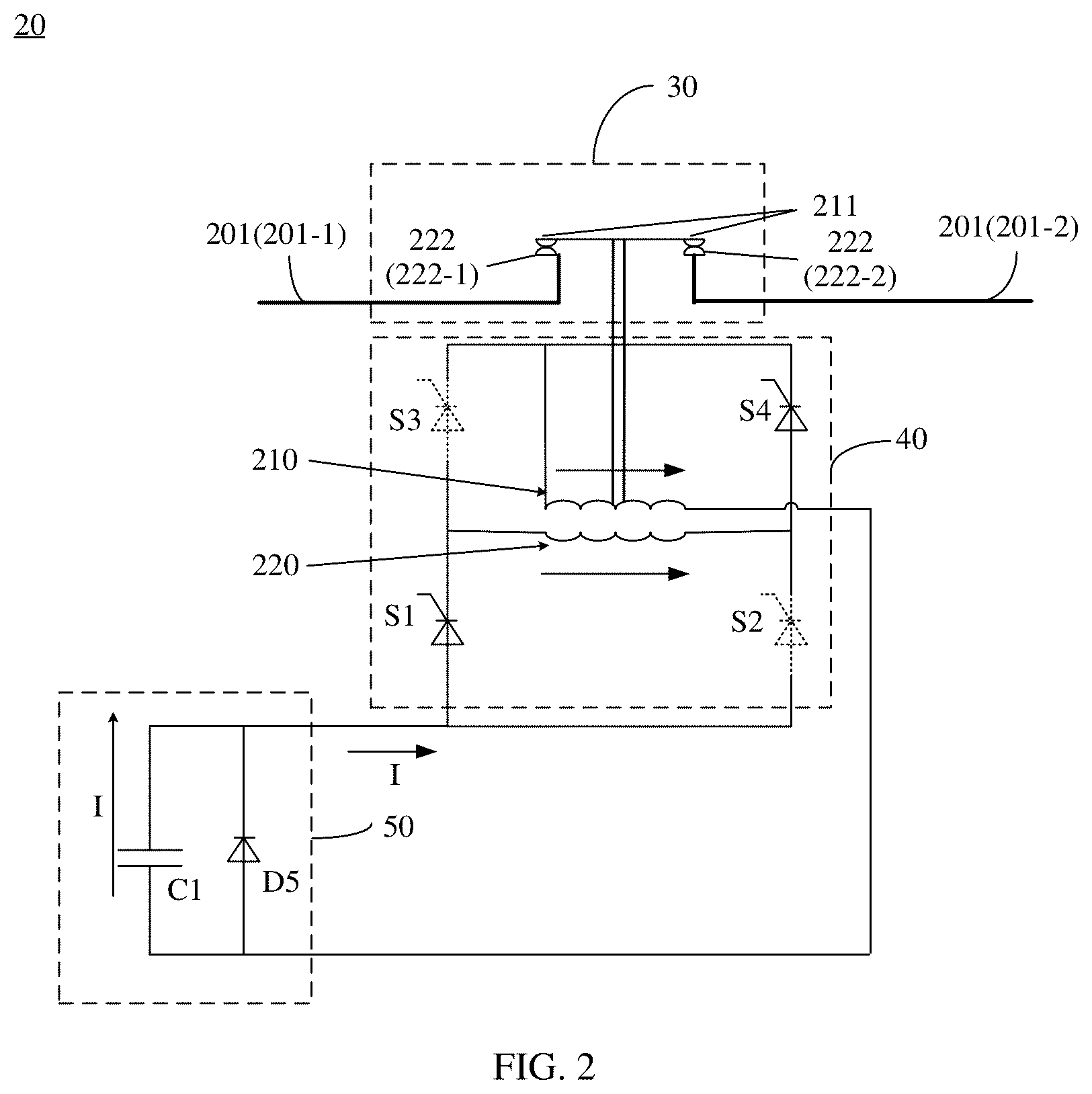 Patent US12597579 Figure 2 – Circuit breaker and power supply system