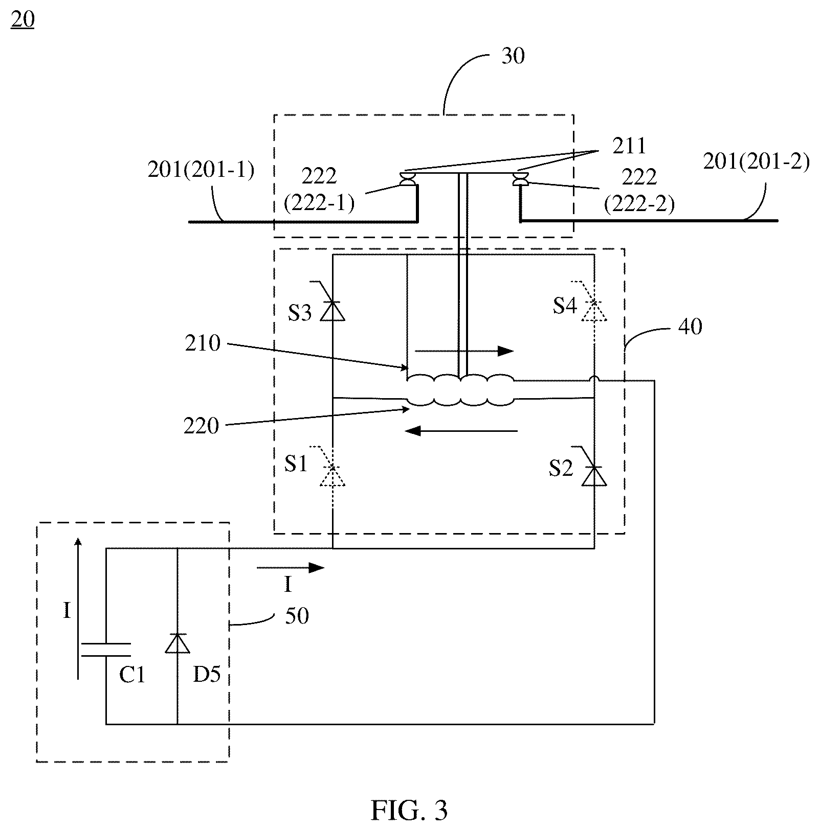 Patent US12597579 Figure 3 – Circuit breaker and power supply system
