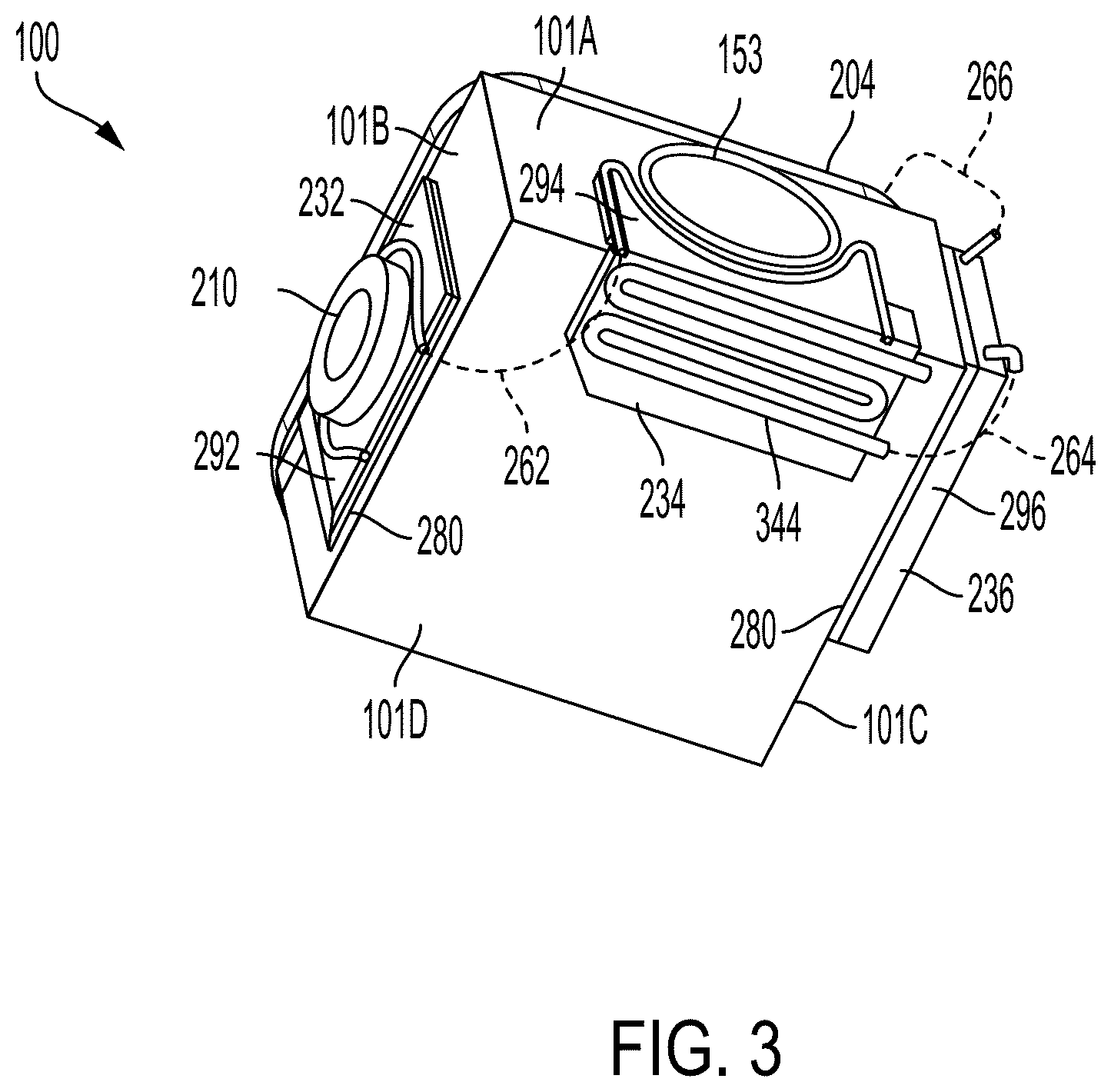 Patent US12597587 Figure 3 – Process chambers having multiple cooling plates