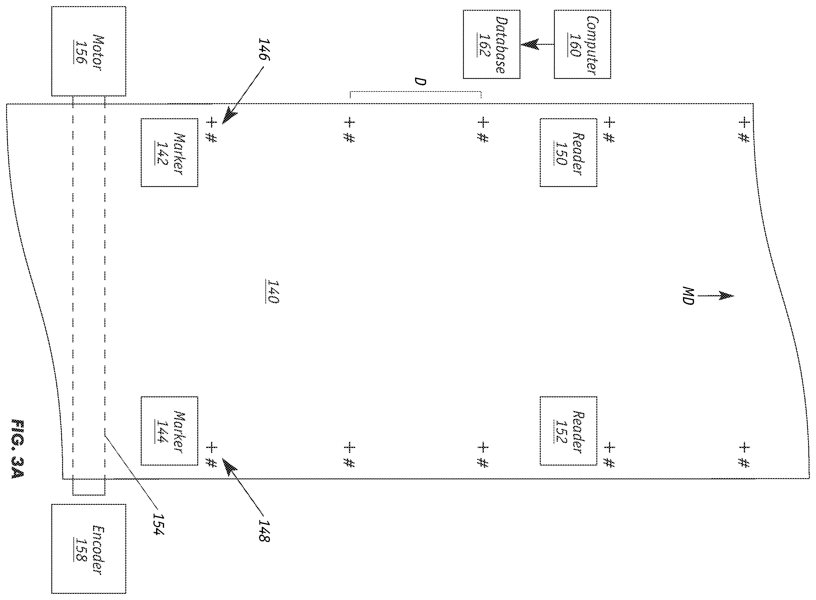 Patent US12597593 Figure 3 – Manufacturing method for traceability of battery electrodes with fiducial markers