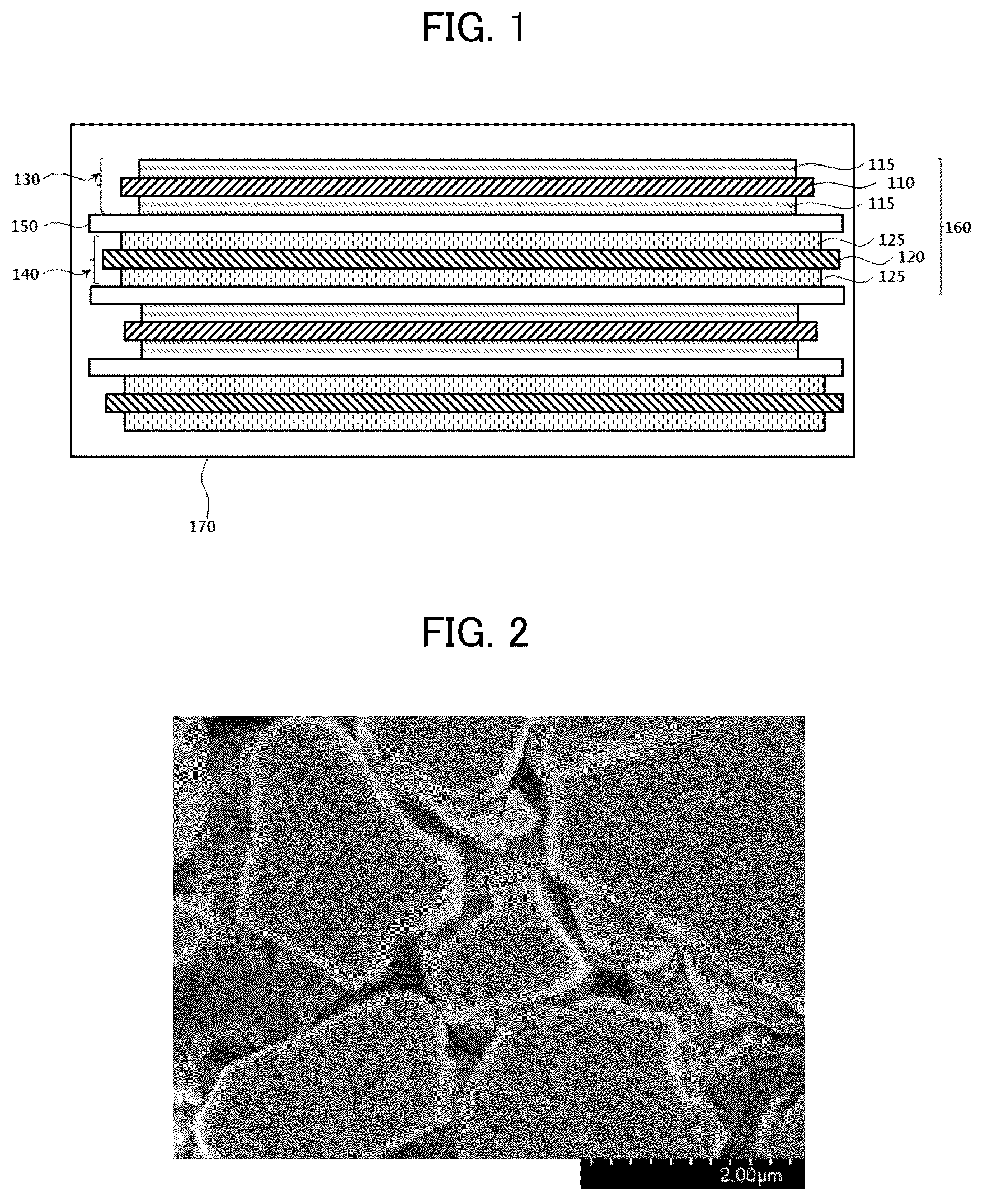 Patent US12597607 Figure 1 – Cathode active material for lithium secondary battery and lithium secondary battery including the same