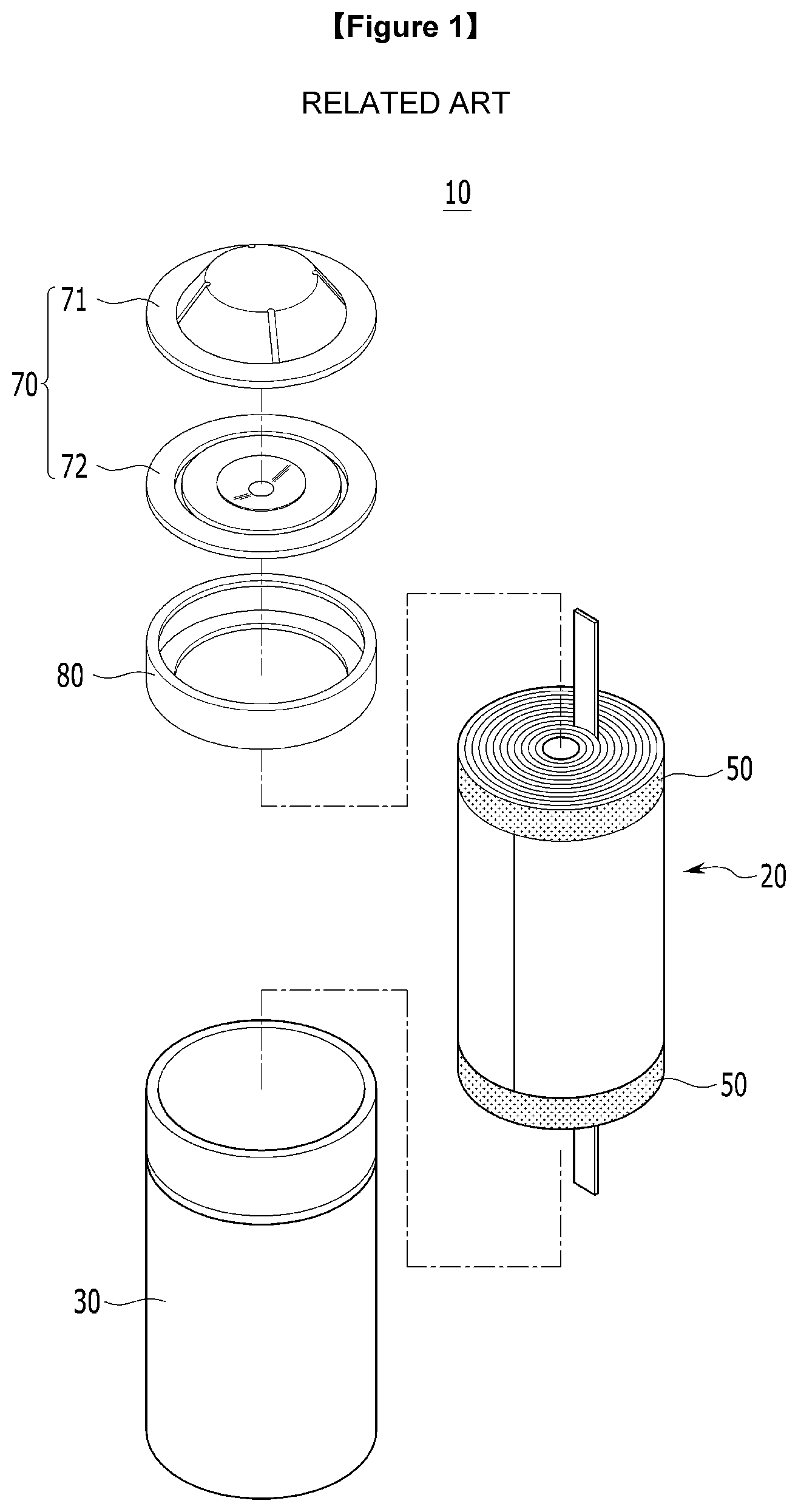 Patent US12597629 Figure 1 – Method of manufacturing secondary battery