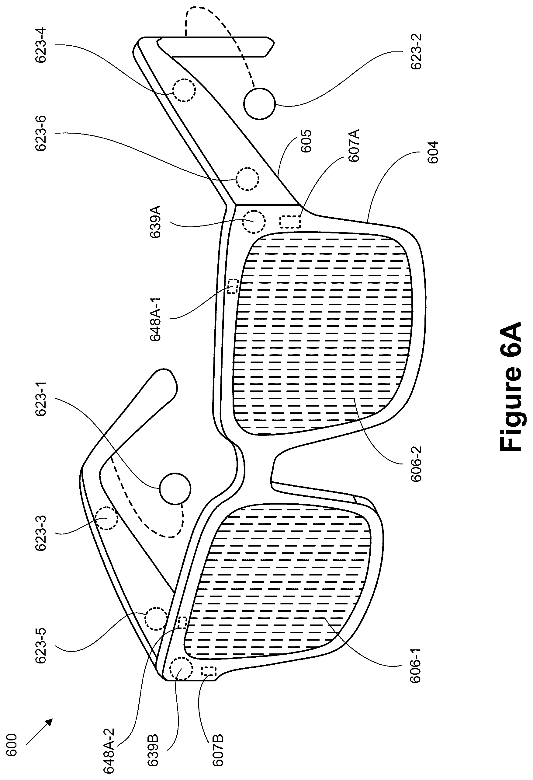 Patent US12597630 Figure 10 – Batteries with non-rectangular shapes for augmented reality devices, and systems and methods of use thereof