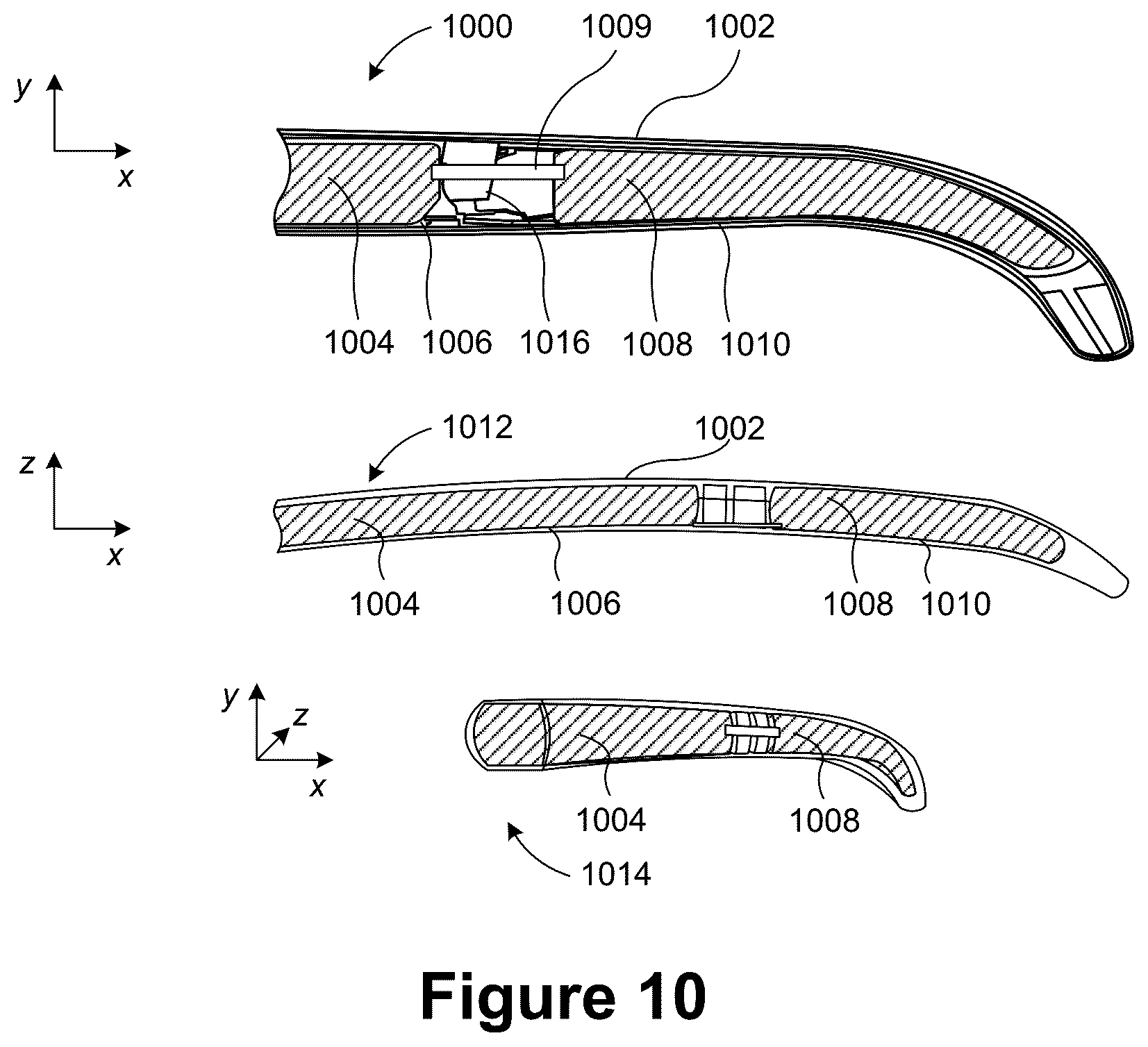 Patent US12597630 Figure 18 – Batteries with non-rectangular shapes for augmented reality devices, and systems and methods of use thereof
