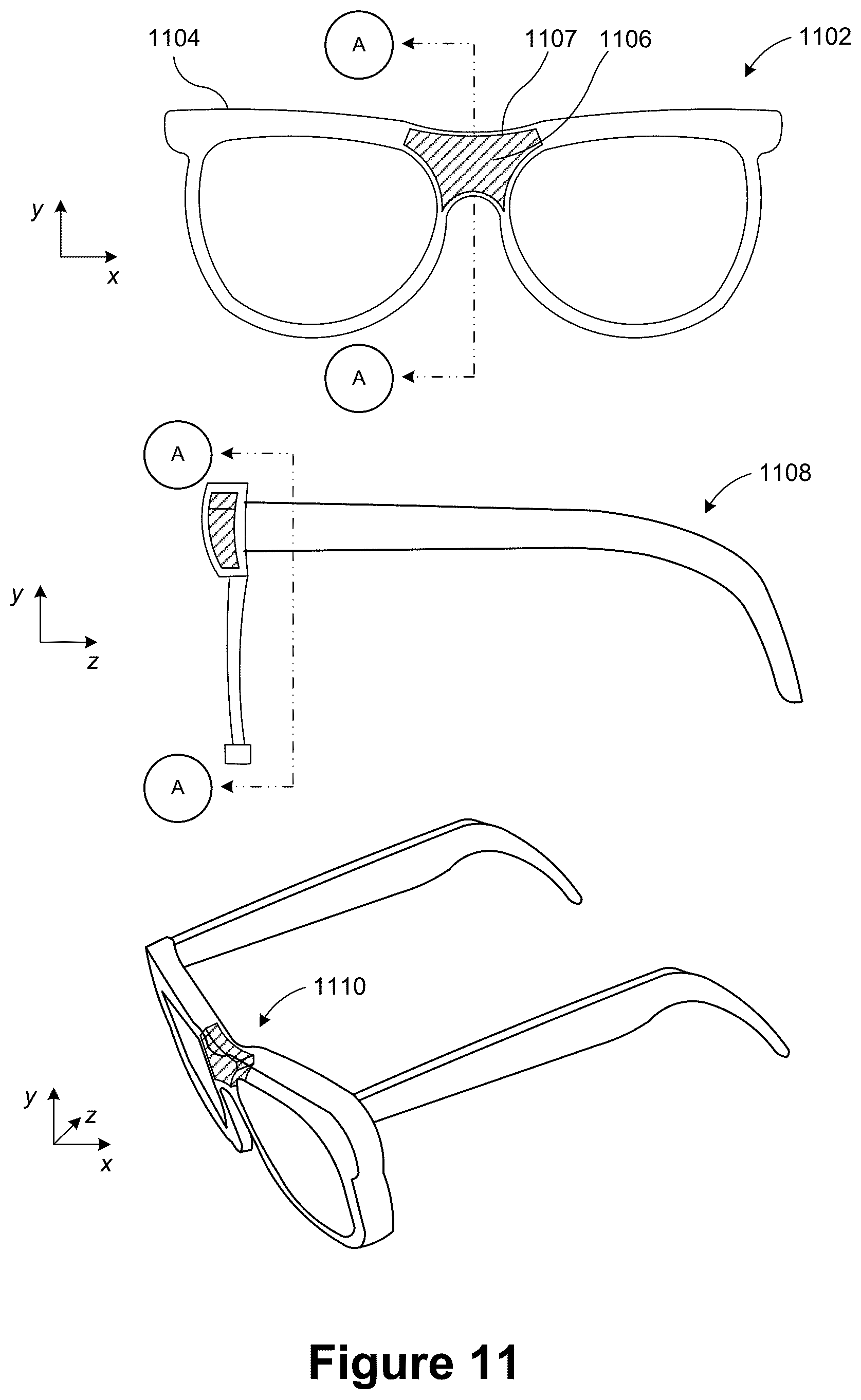 Patent US12597630 Figure 19 – Batteries with non-rectangular shapes for augmented reality devices, and systems and methods of use thereof