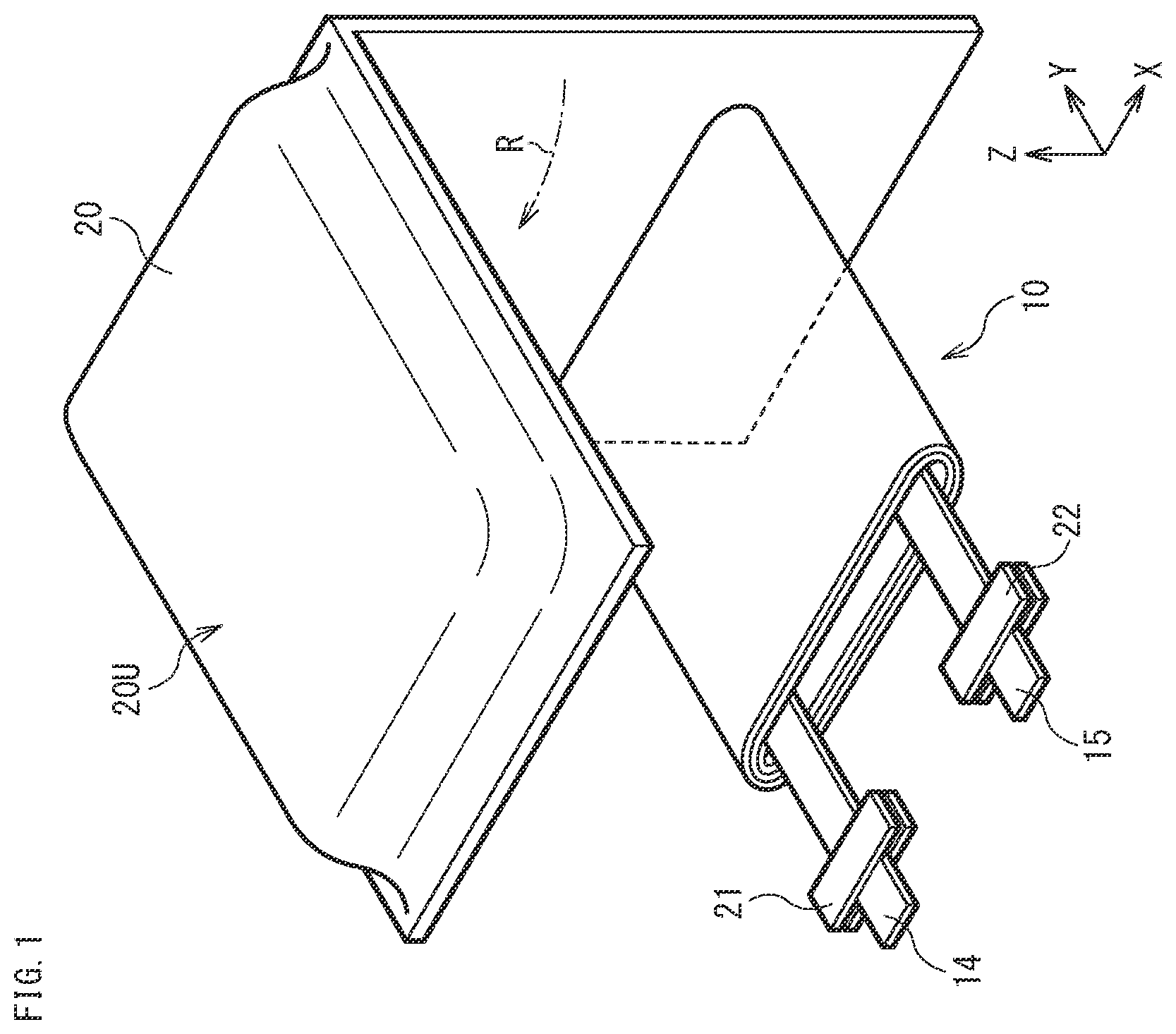 Patent US12597633 Figure 1 – Negative electrode for secondary battery, and secondary battery