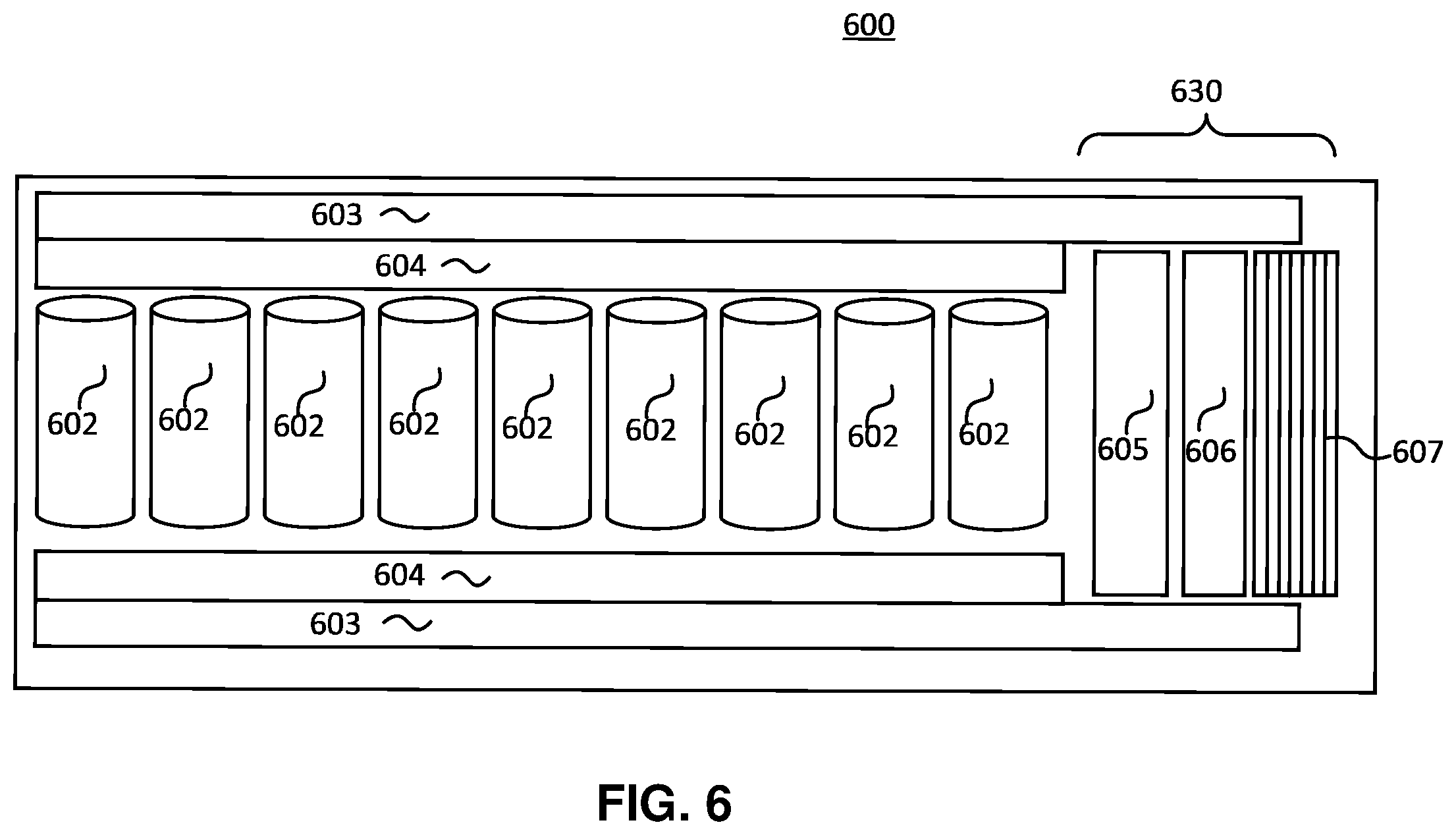 Patent US12597653 Figure 6 – Smart battery pack