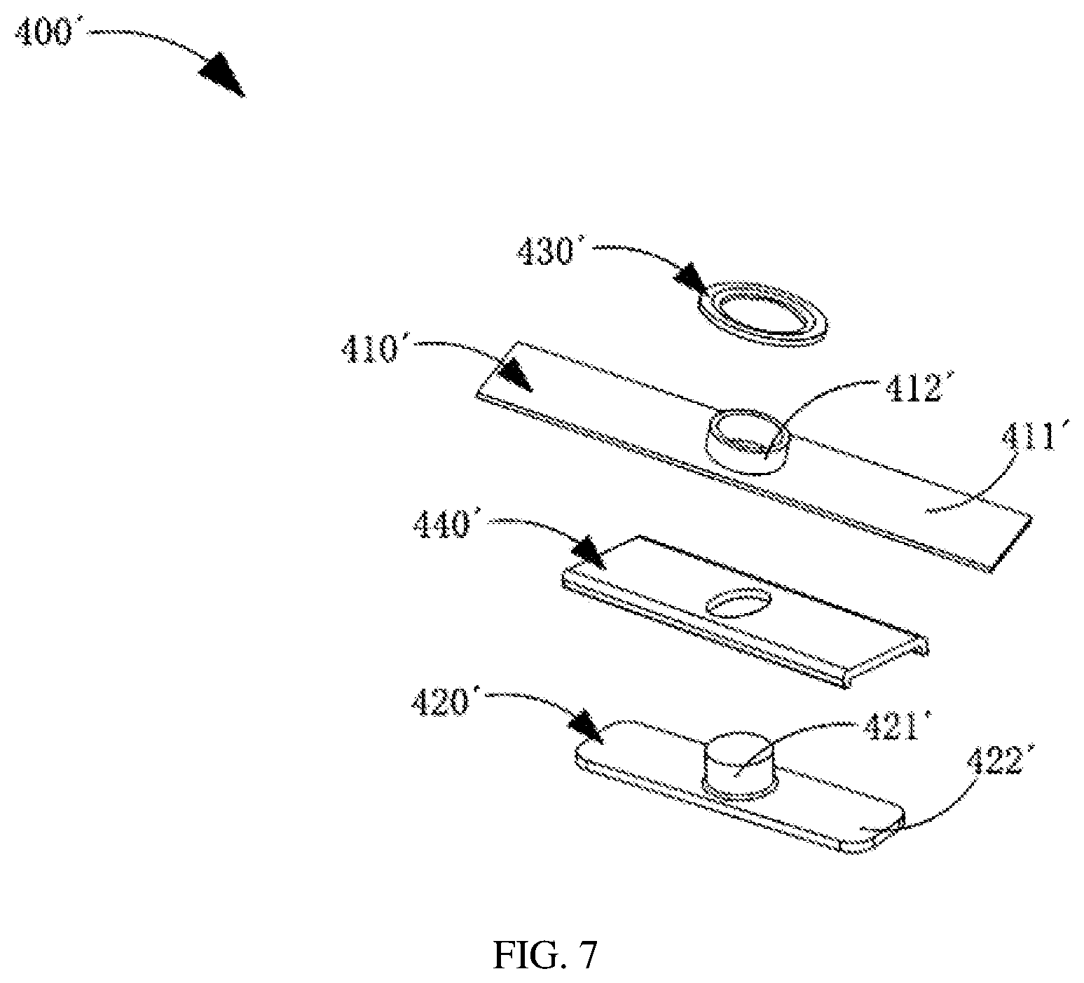 Patent US12597659 Figure 5 – Battery unit and feedthrough assembly
