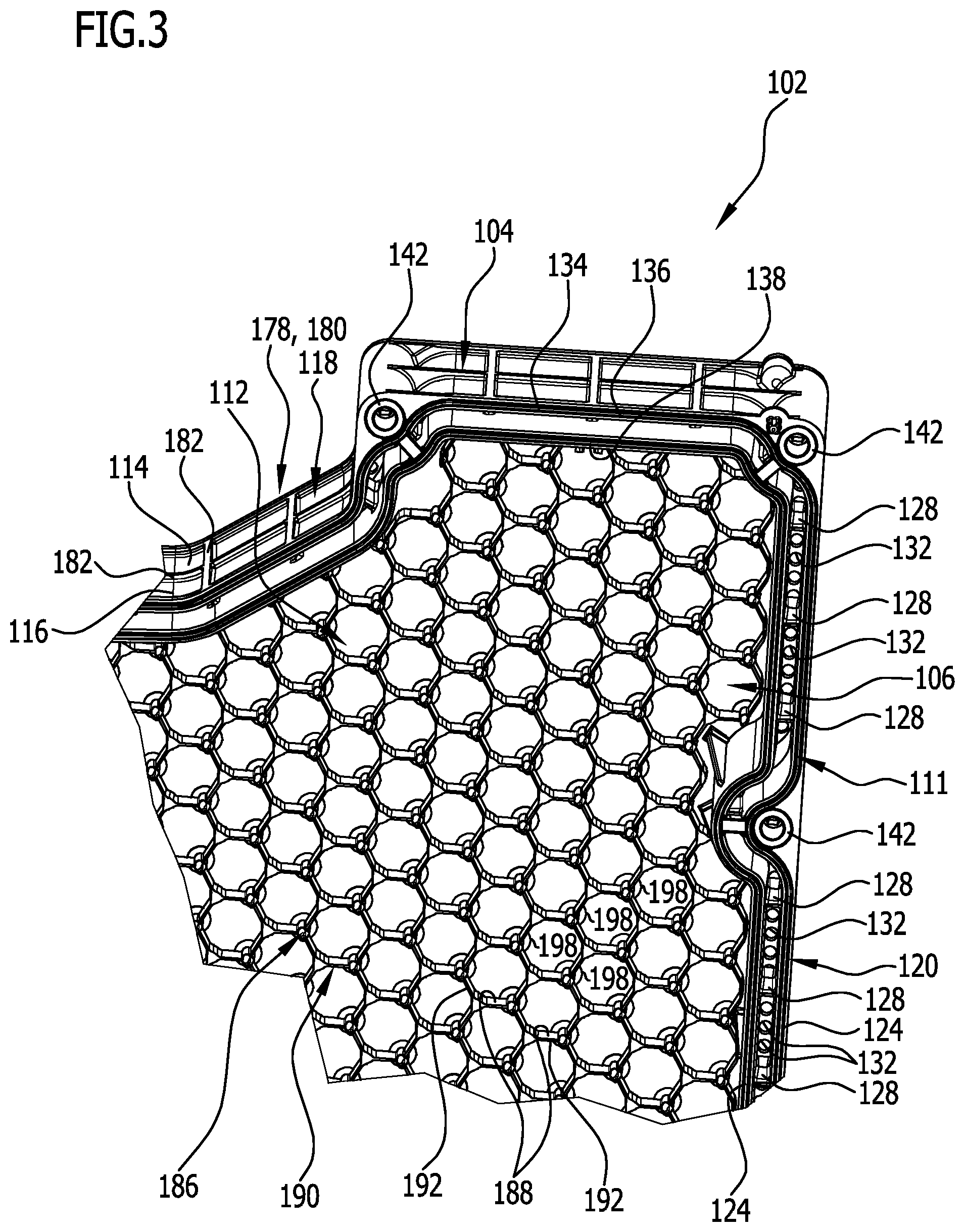 Patent US12597661 Figure 3 – Battery devices and method for fixing battery cells