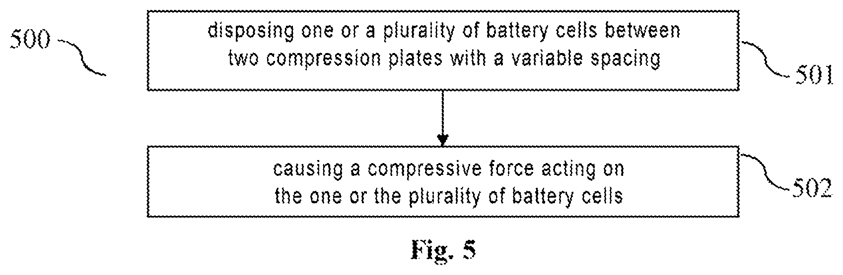 Patent US12597669 Figure 6 – Battery module and method for bracing a battery module