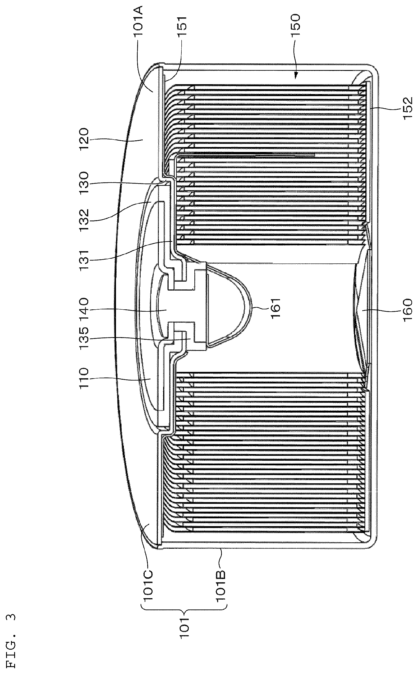 Patent US12597673 Figure 3 – Battery pack and electronic device