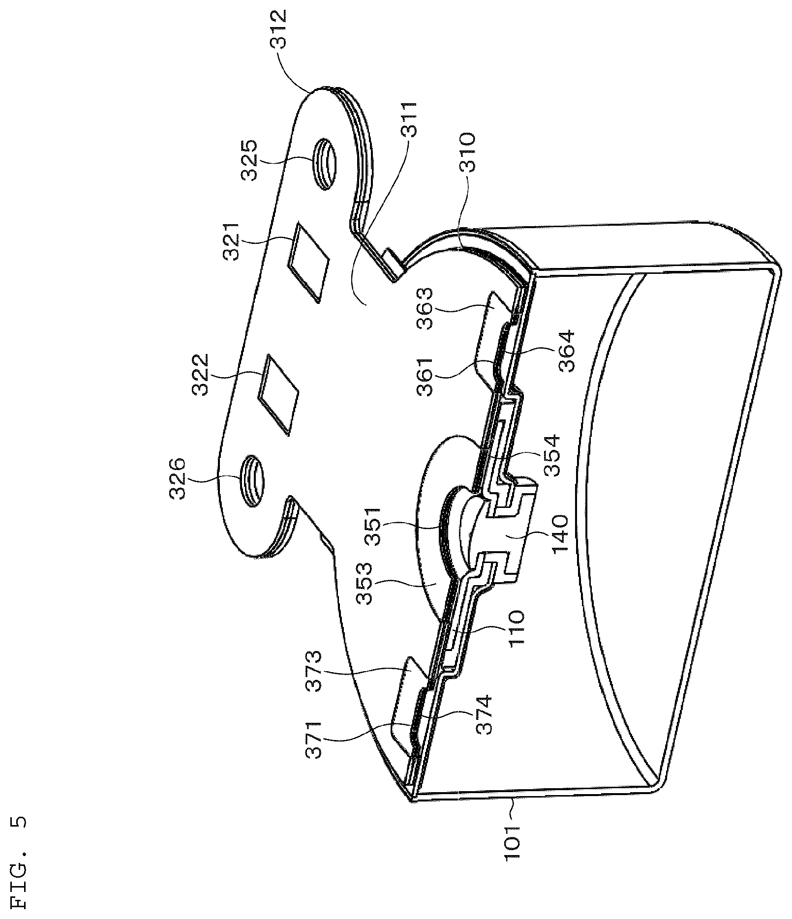 Patent US12597673 Figure 5 – Battery pack and electronic device