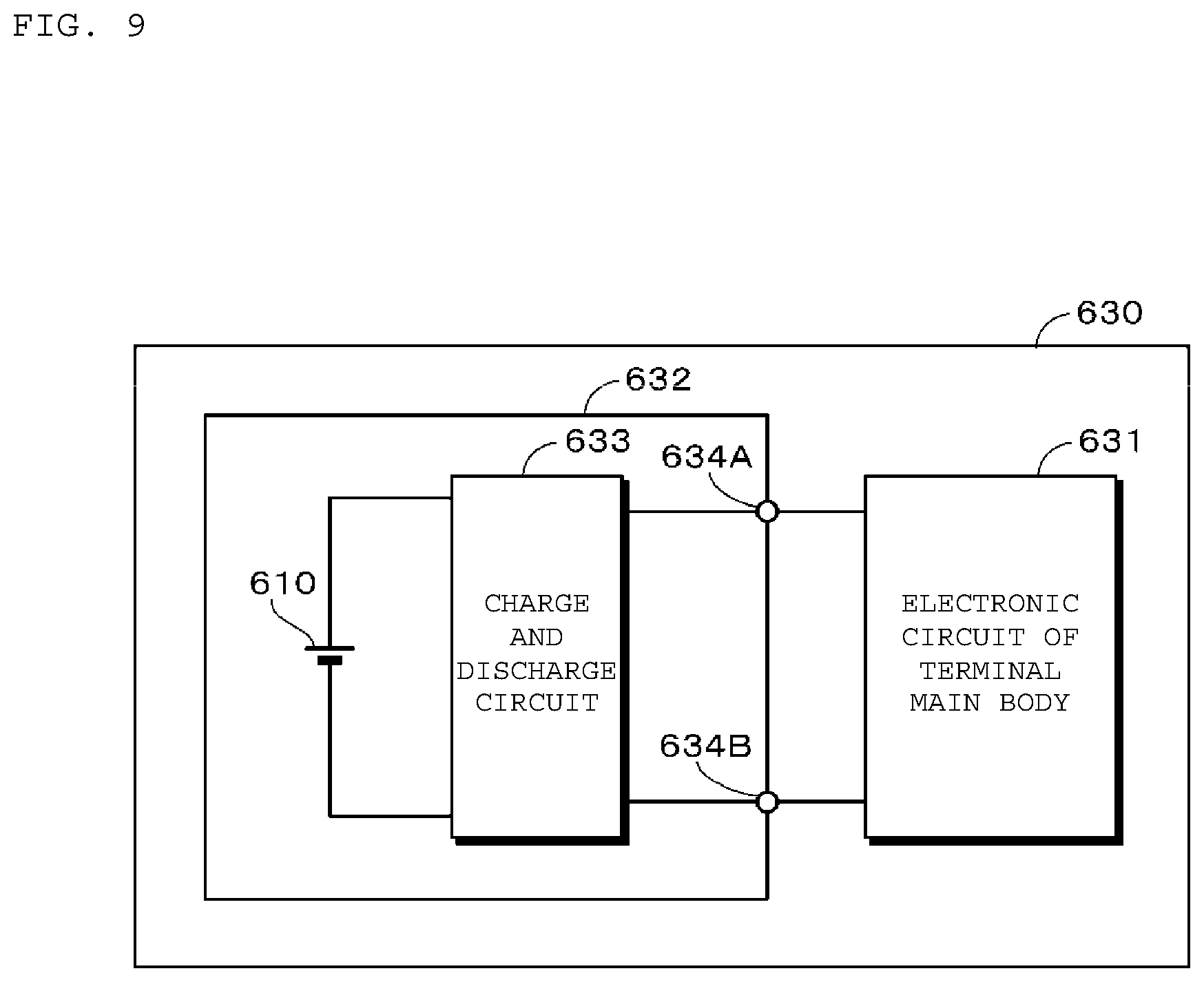 Patent US12597673 Figure 9 – Battery pack and electronic device