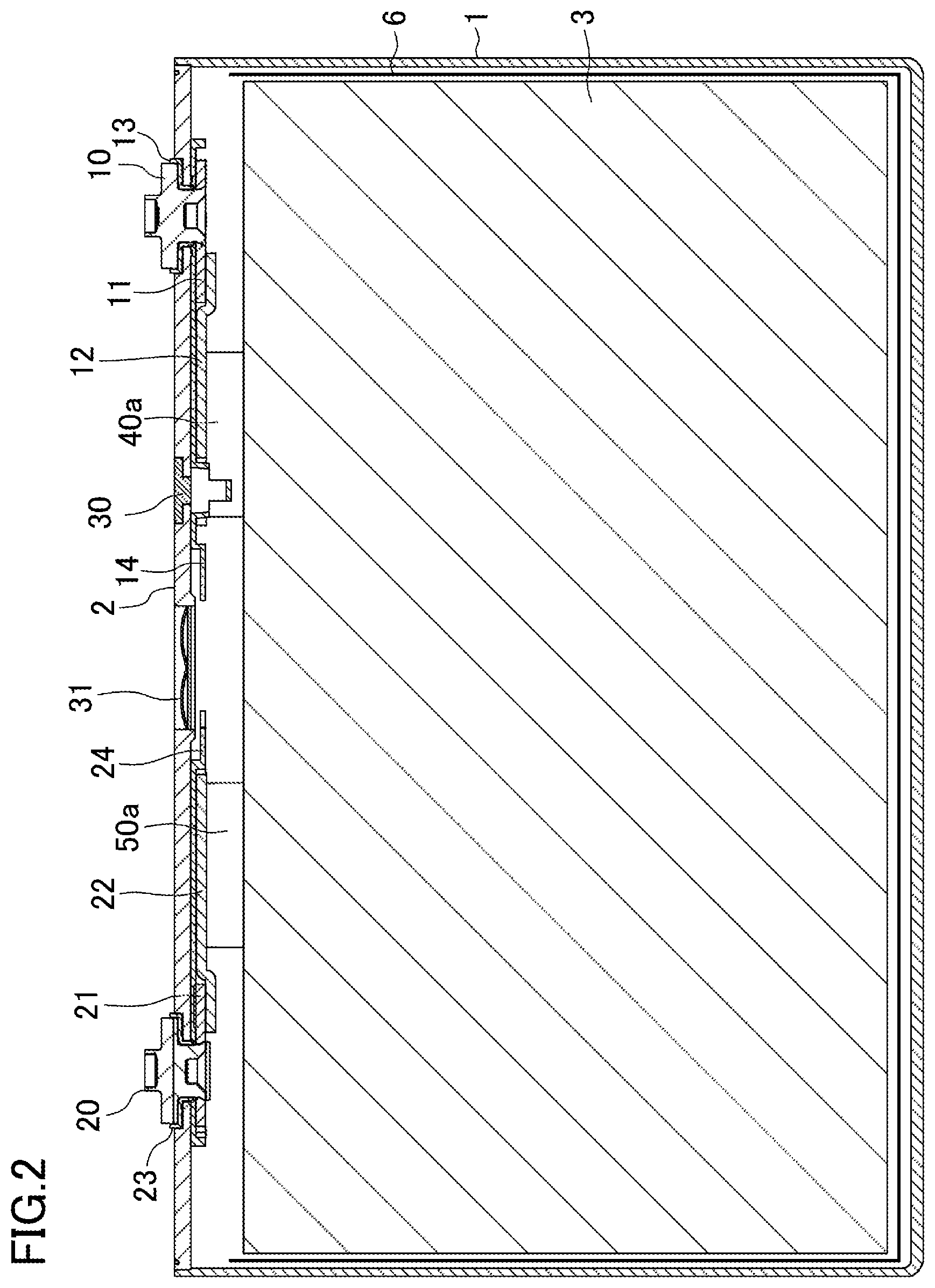 Patent US12597681 Figure 2 – Secondary battery comprising insulated tab group