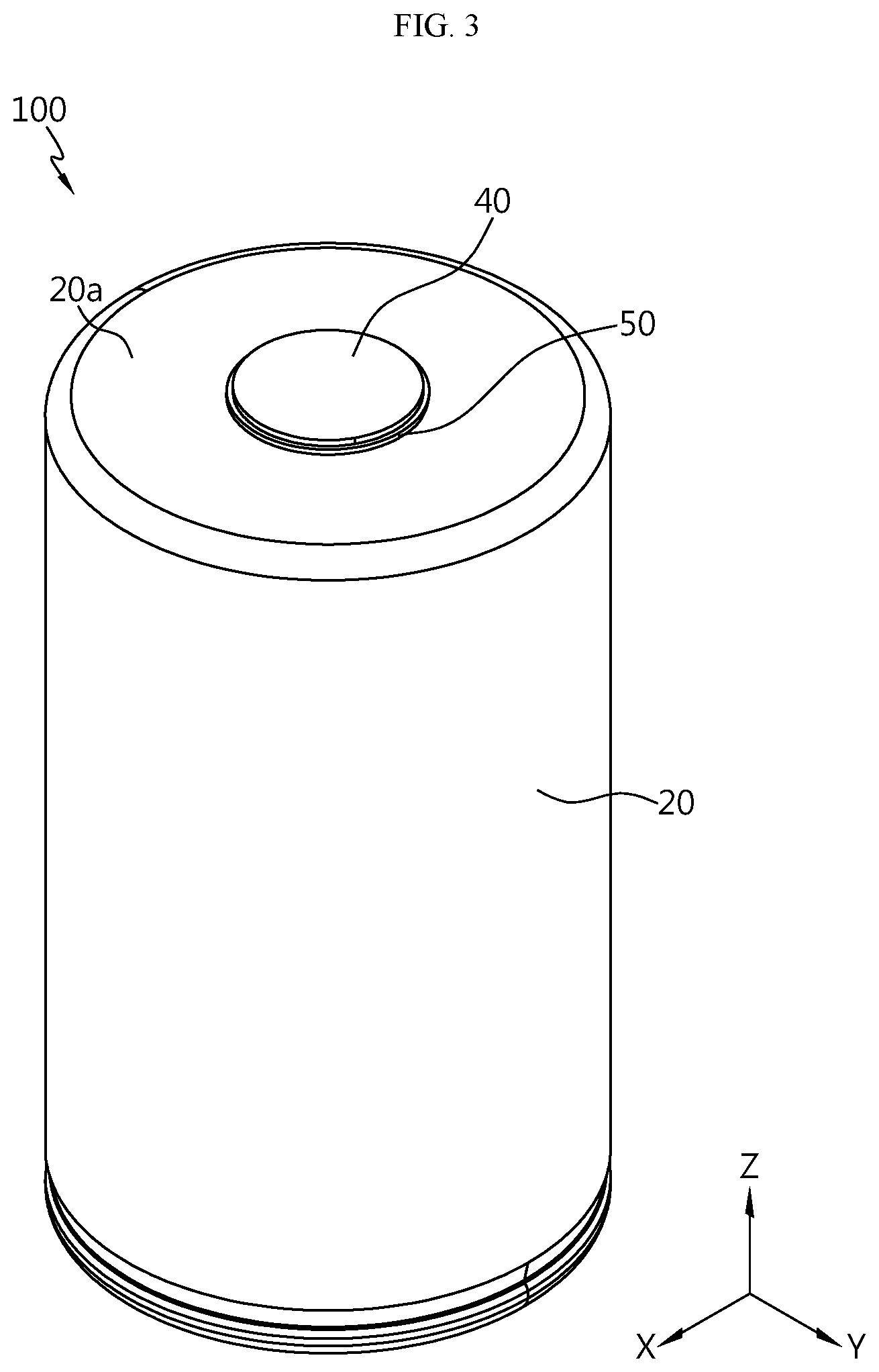 Patent US12597686 Figure 3 – Bus bar assembly, battery pack comprising bus bar assembly, and vehicle comprising battery pack
