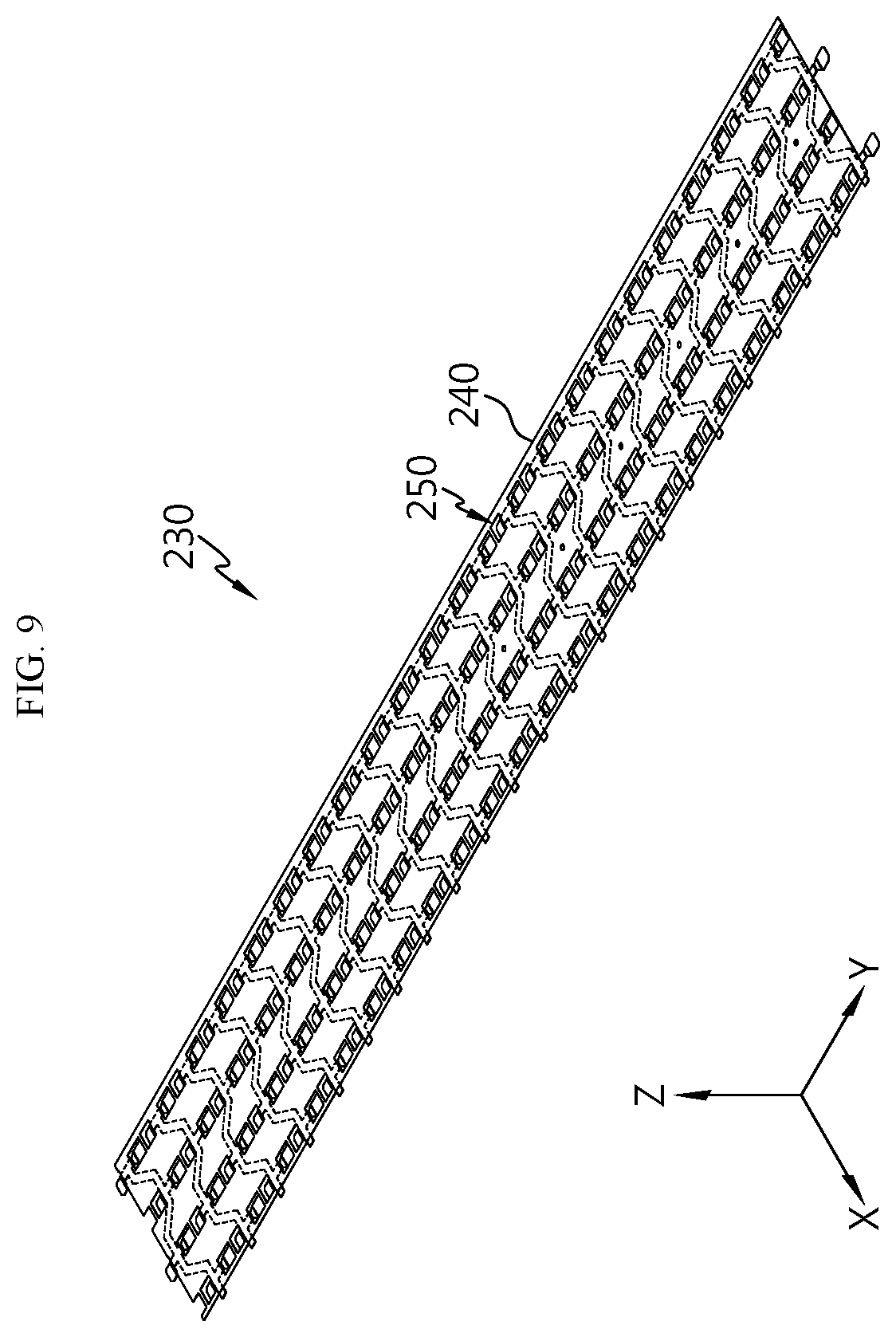 Patent US12597686 Figure 7 – Bus bar assembly, battery pack comprising bus bar assembly, and vehicle comprising battery pack