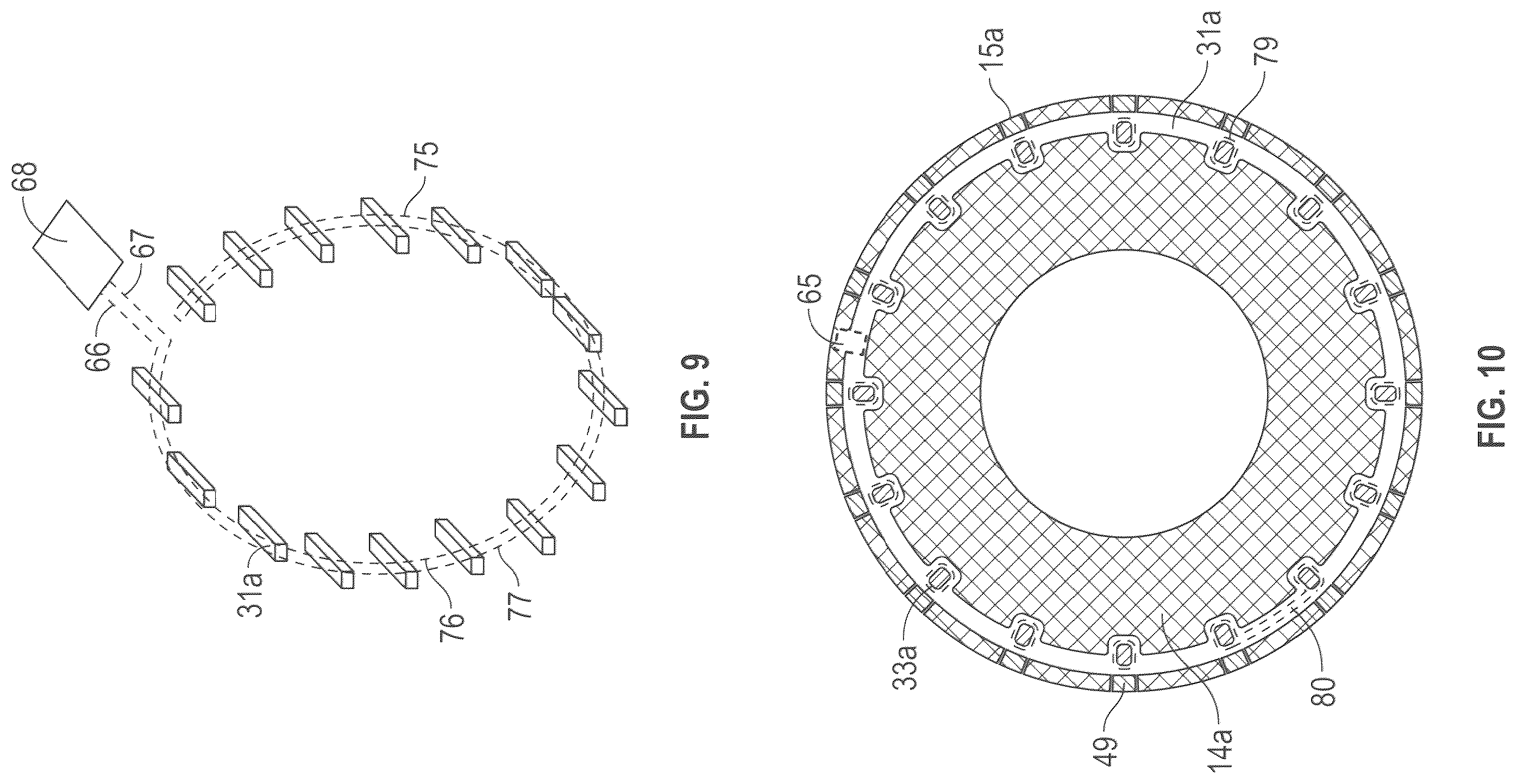 Patent US12597694 Figure 5 – Electromagnetic tool using slotted point dipole antennas