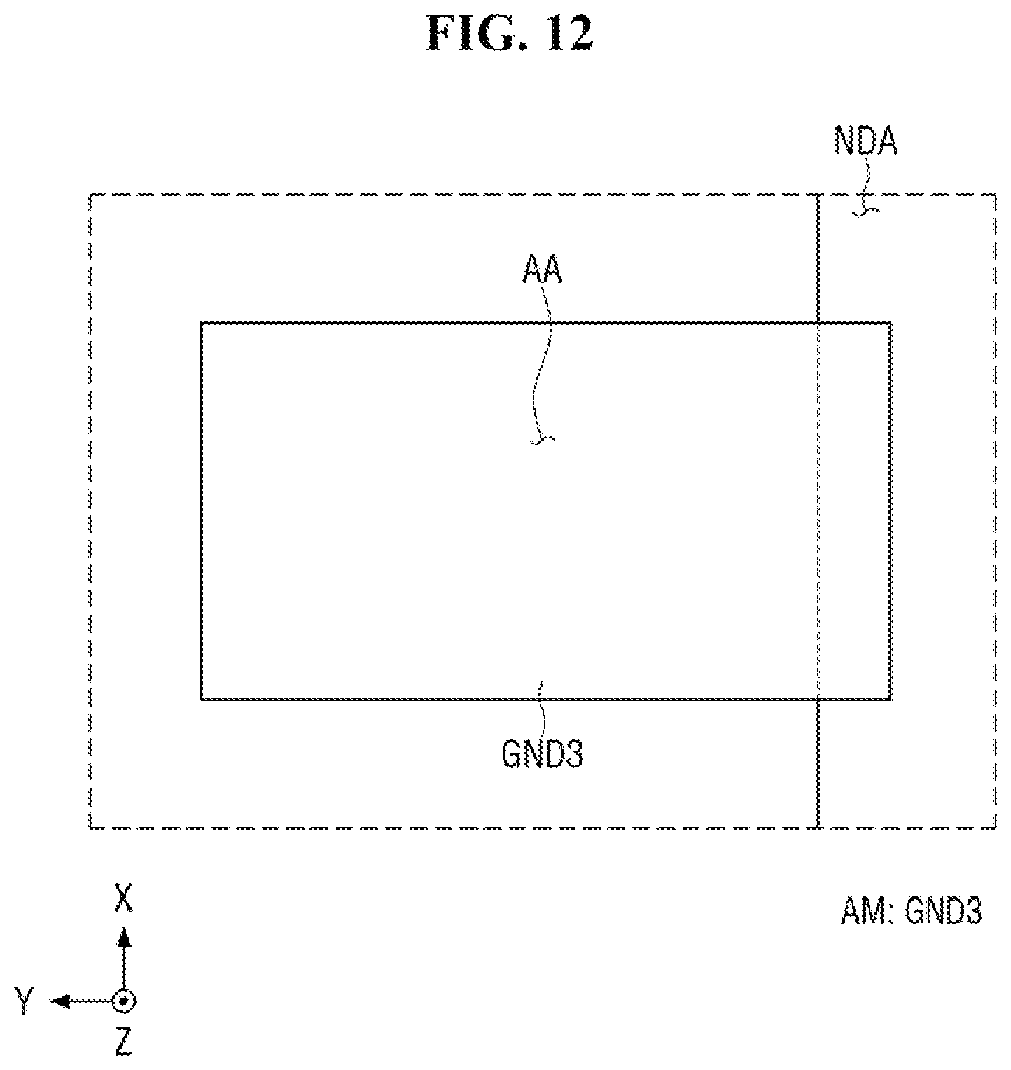 Patent US12597698 Figure 12 – Display device