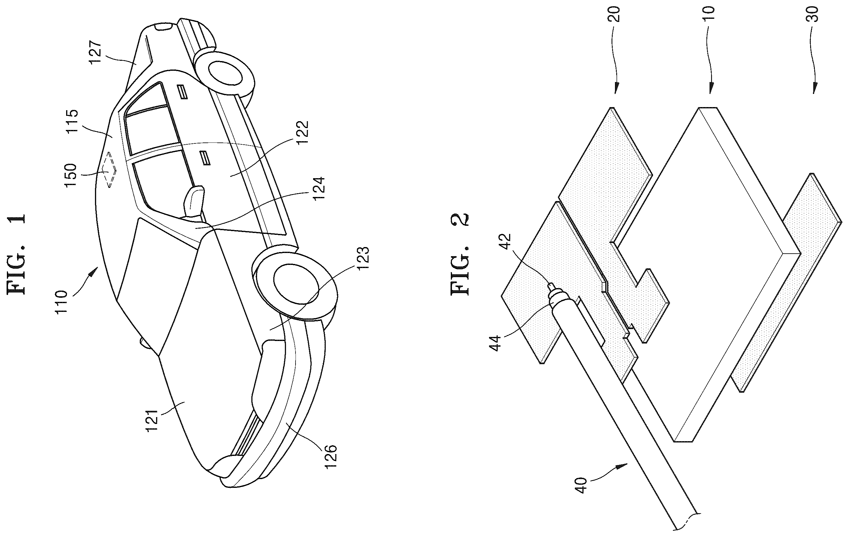 Patent US12597703 — Vehicular antenna device — Figure 1