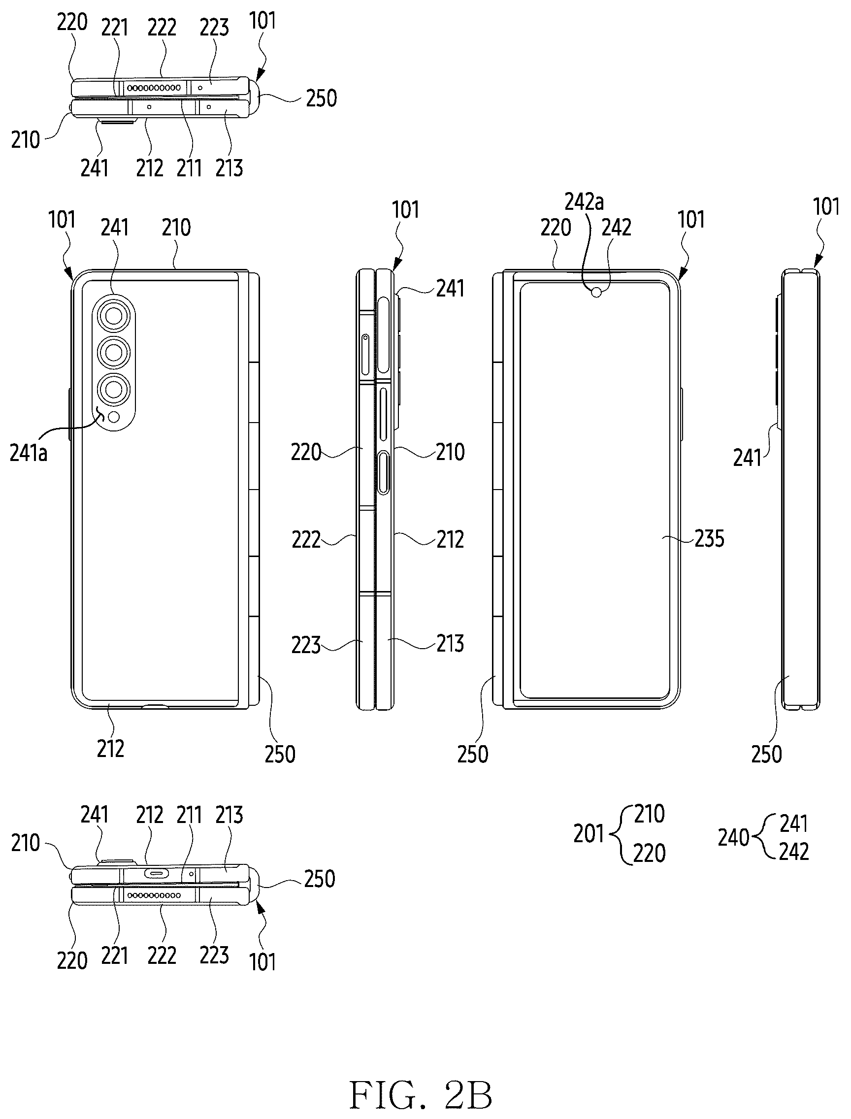 Patent US12597704 Figure 3 – Electronic device including antenna module