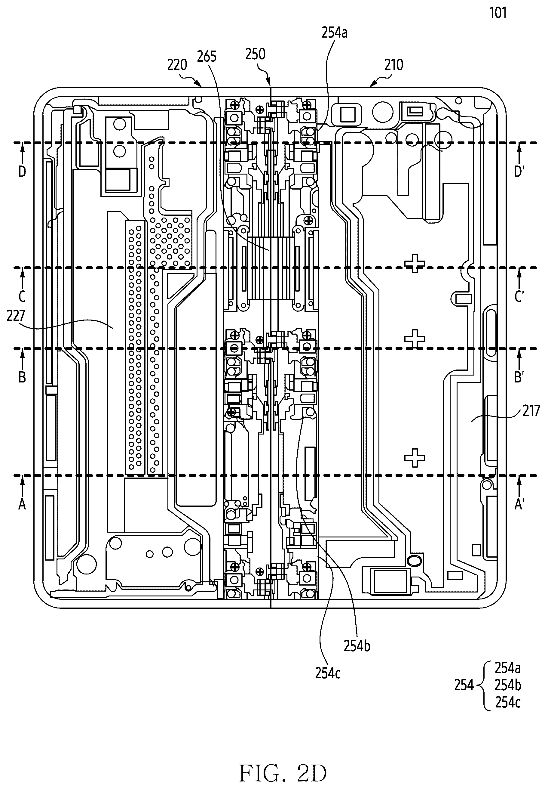 Patent US12597704 Figure 5 – Electronic device including antenna module