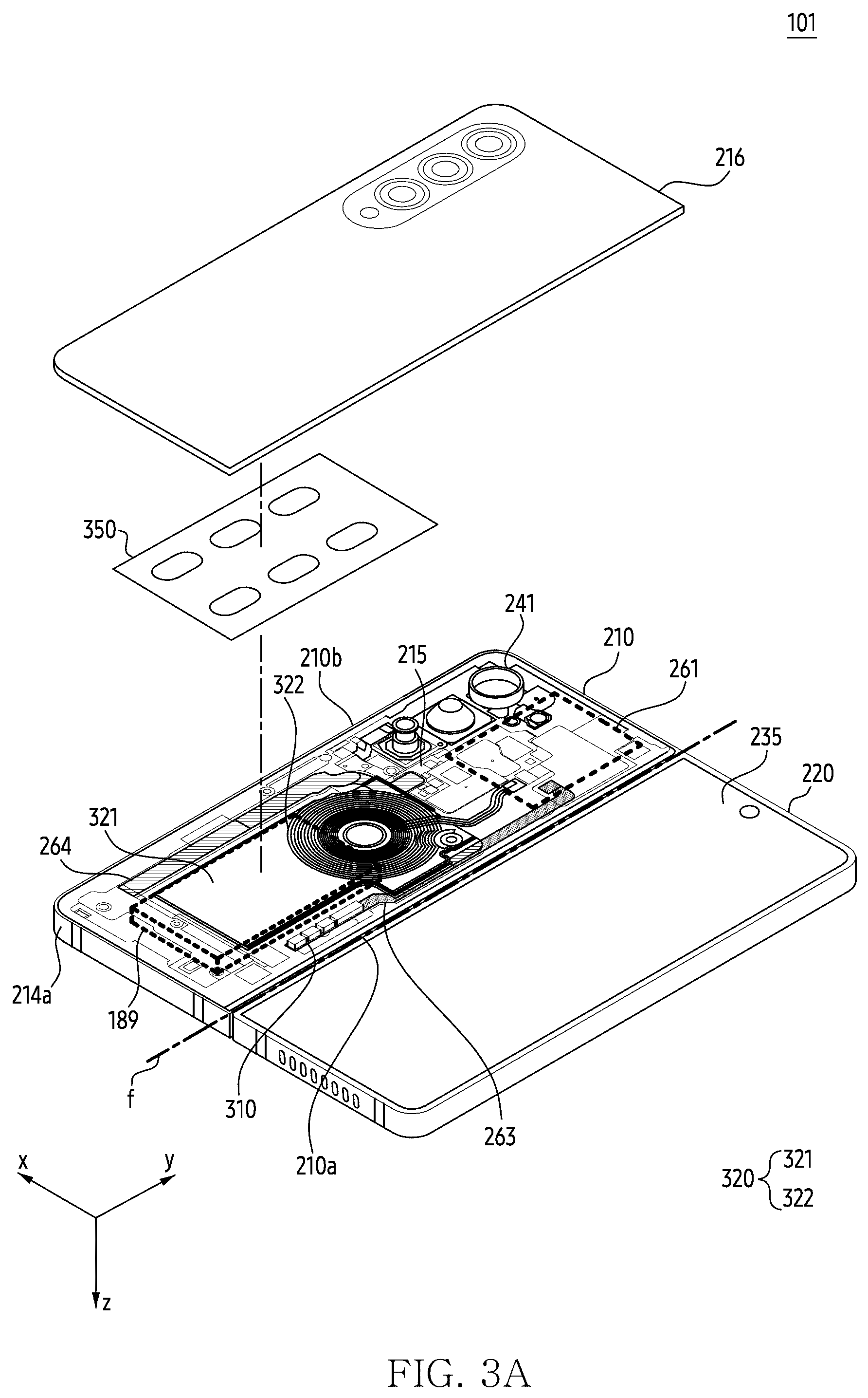 Patent US12597704 Figure 6 – Electronic device including antenna module