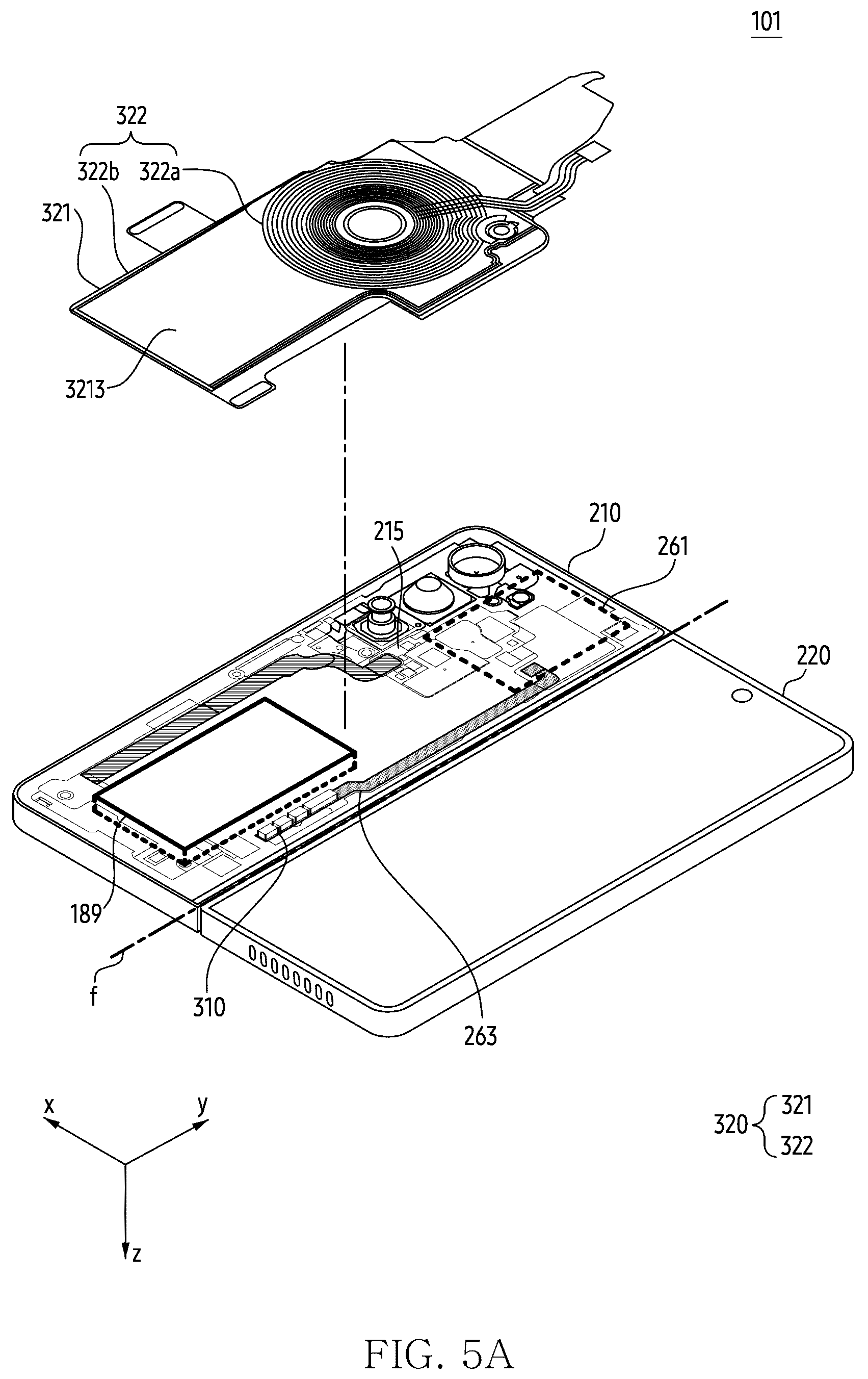 Patent US12597704 Figure 9 – Electronic device including antenna module