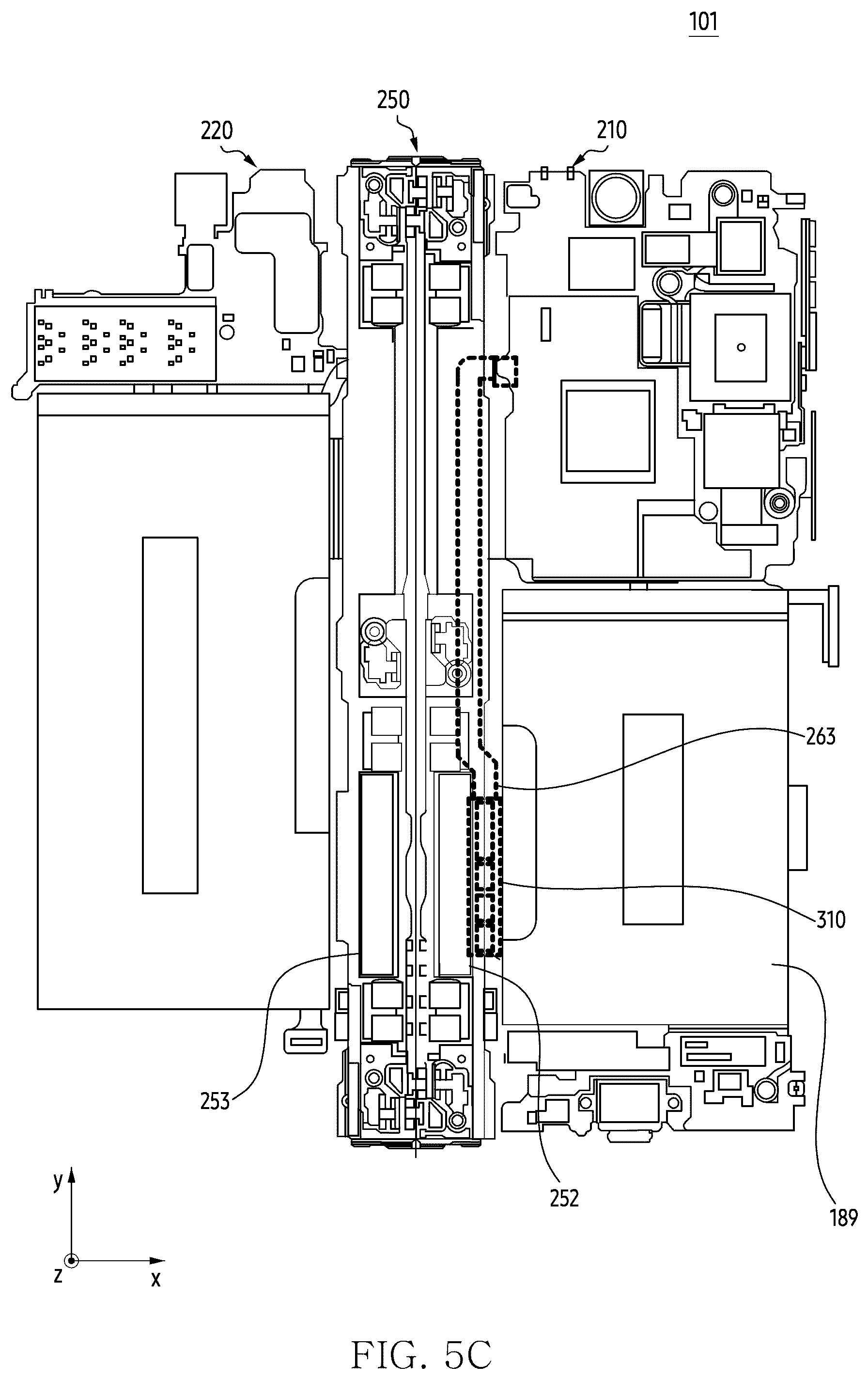 Patent US12597704 Figure 11 – Electronic device including antenna module