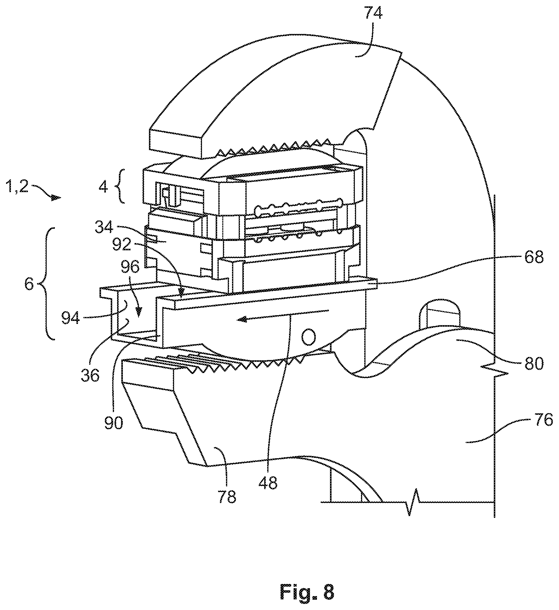 Patent US12597717 Figure 6 – Housing assembly for a plier-operated insulation-displacement connector