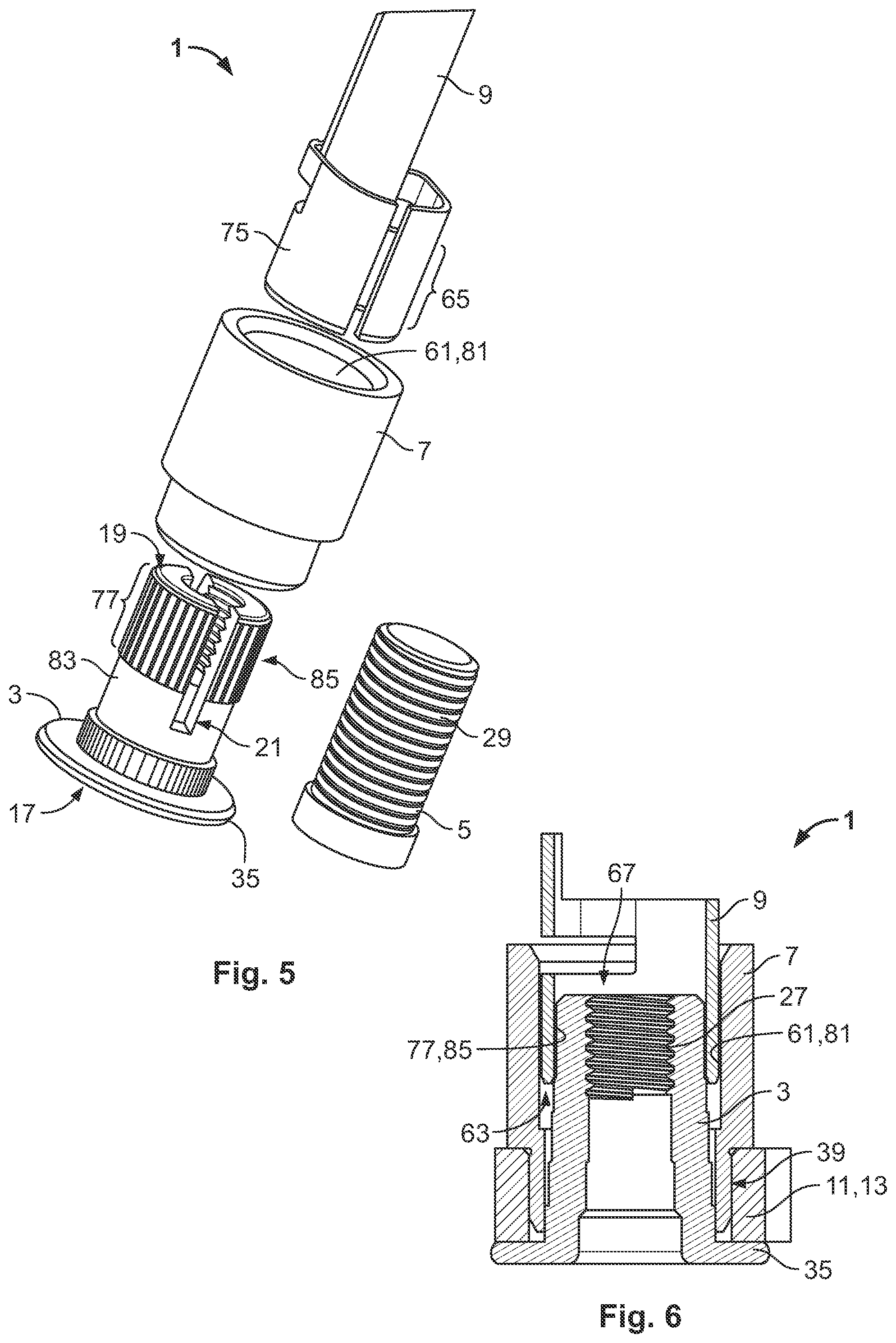 Patent US12597719 Figure 3 – Connection arrangement for fastening an electrical contact element to an electrical conductor
