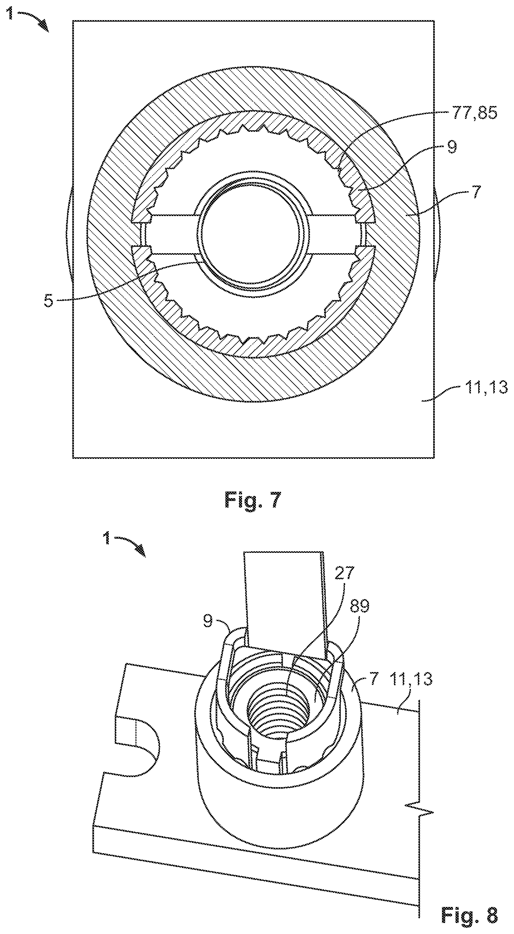 Patent US12597719 Figure 4 – Connection arrangement for fastening an electrical contact element to an electrical conductor