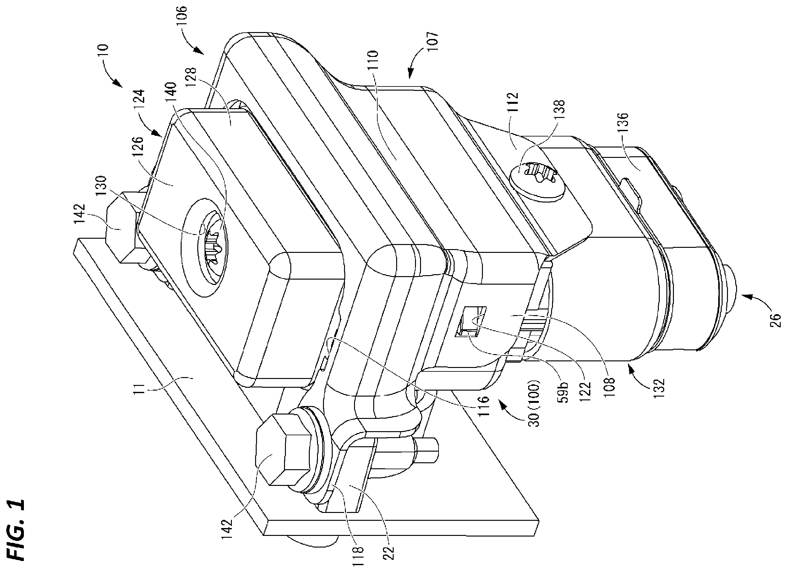 Patent US12597727 Figure 1 – Electrical connector with device-side terminal portion connected to connector-side terminal portion