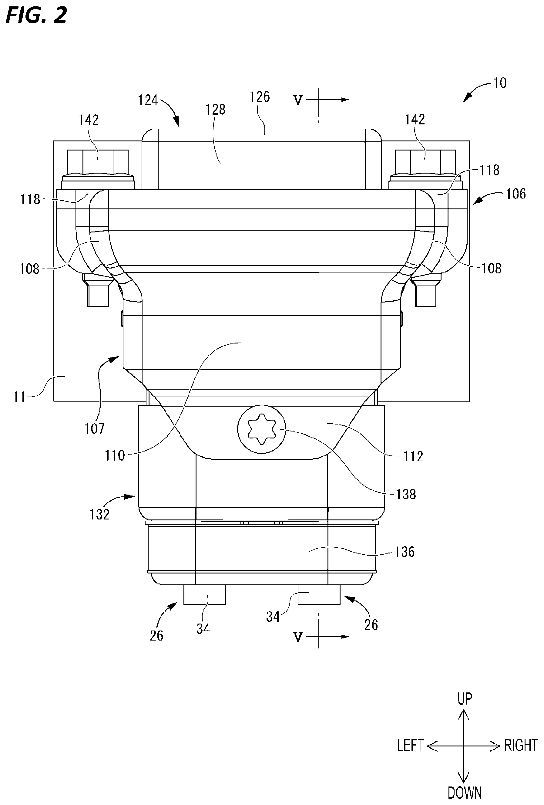 Patent US12597727 Figure 2 – Electrical connector with device-side terminal portion connected to connector-side terminal portion