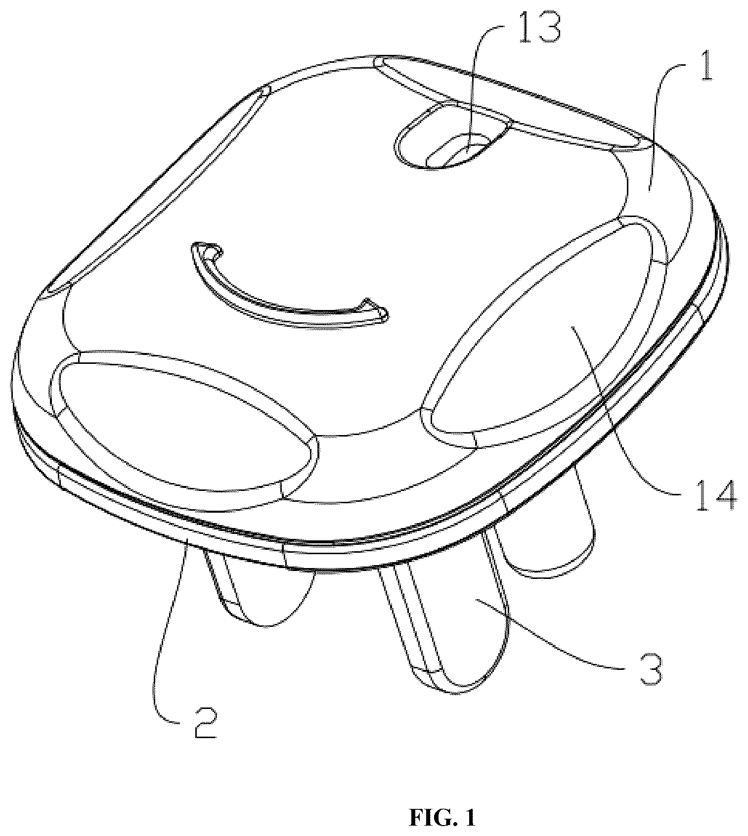 Patent US12597729 Figure 1 – Rotary protective cover