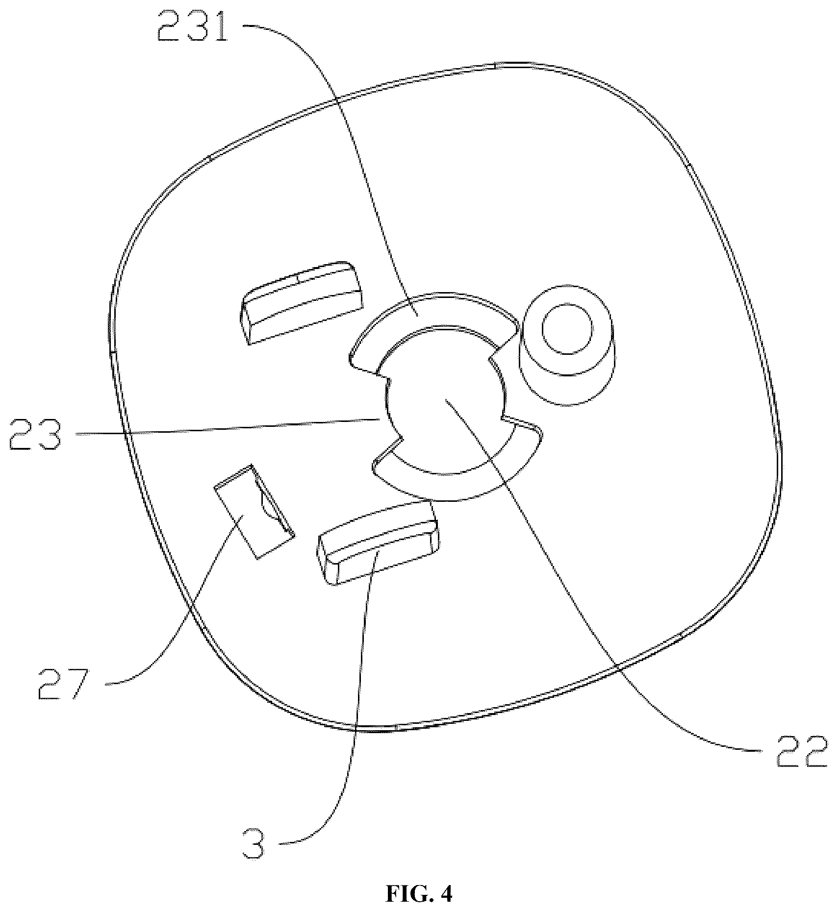 Patent US12597729 Figure 4 – Rotary protective cover