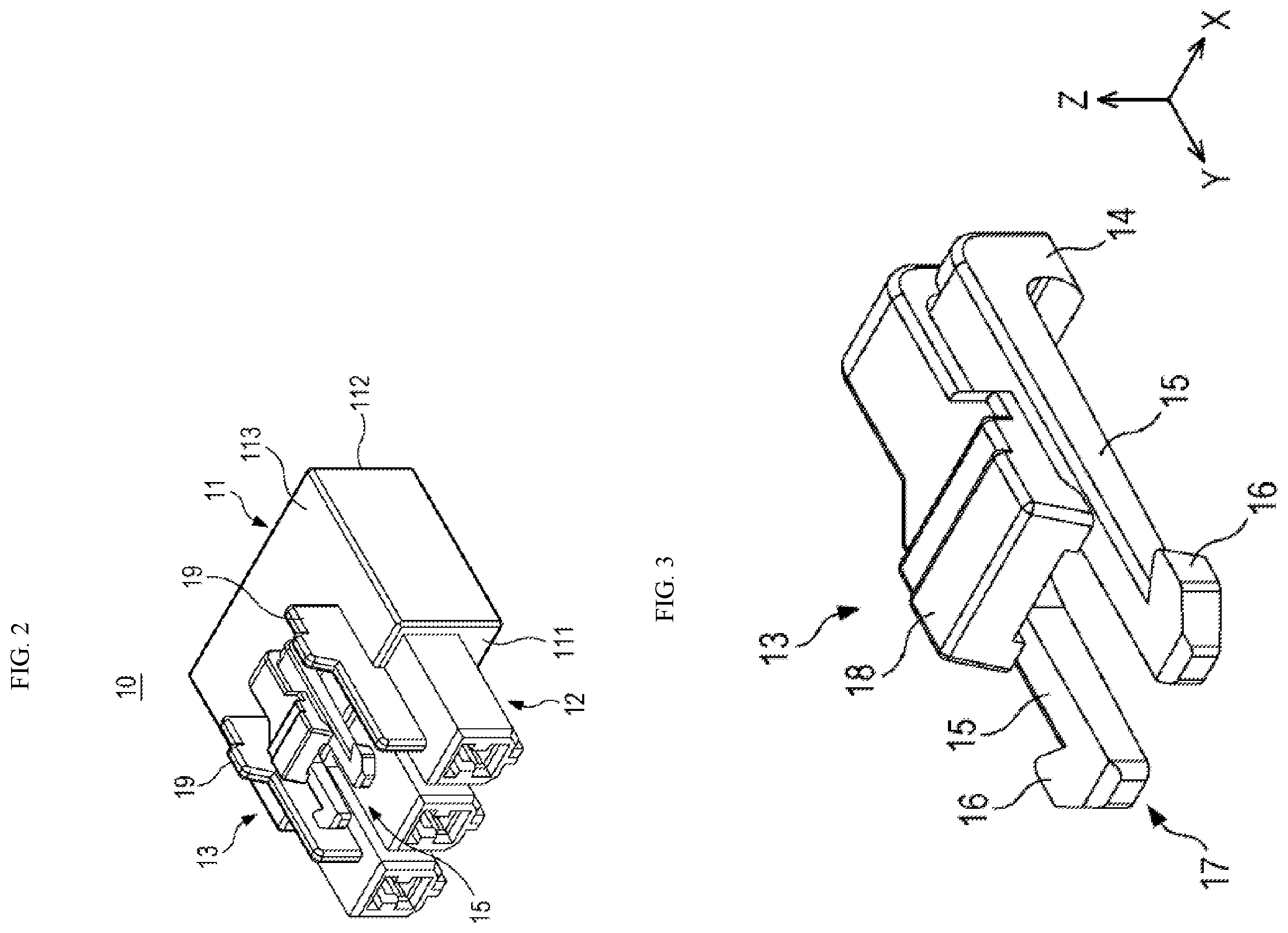 Patent US12597736 Figure 2 – Electrical connector and electrical connector assembly having the same
