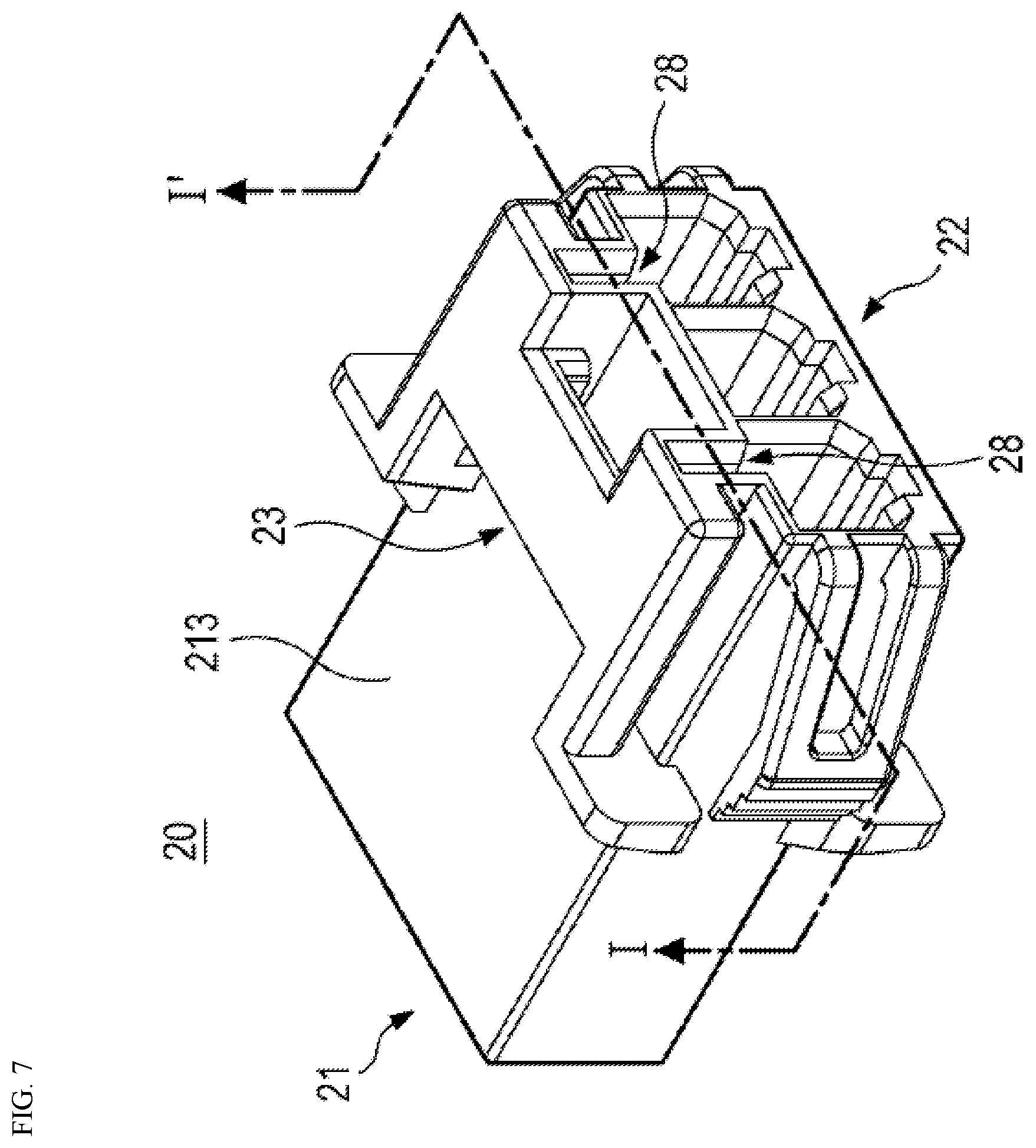 Patent US12597736 Figure 6 – Electrical connector and electrical connector assembly having the same