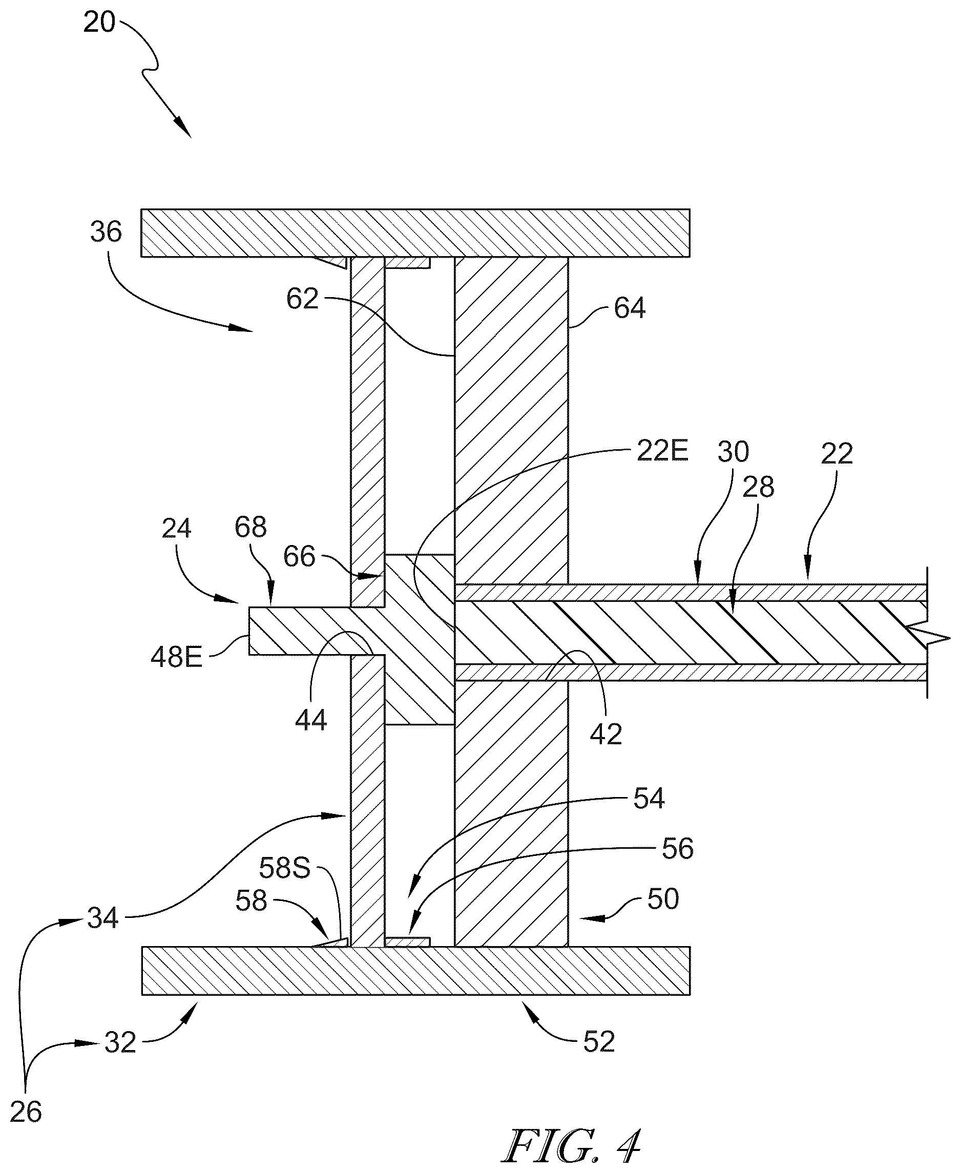 Patent US12597743 Figure 2 – Variable length wire harness for electronic devices